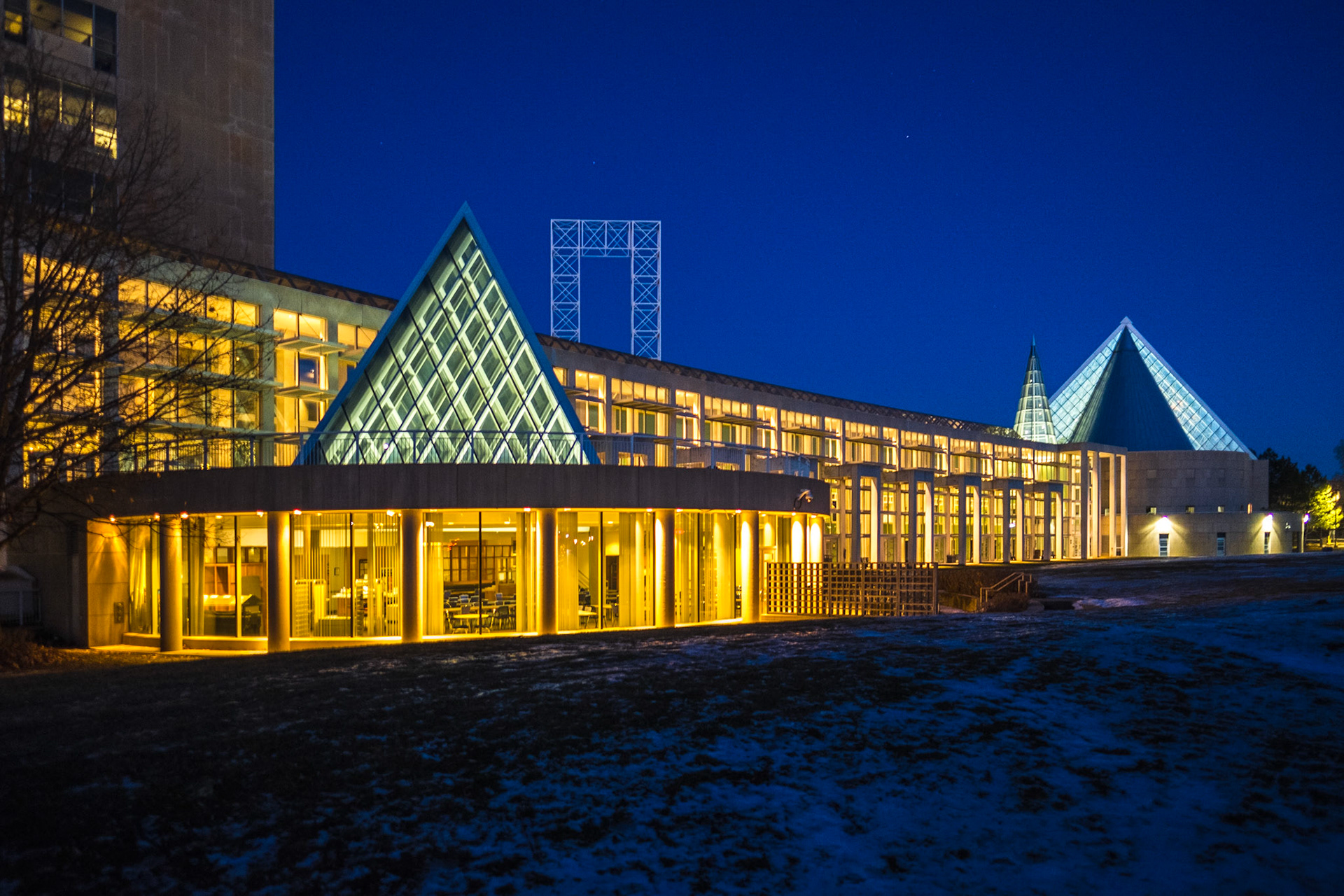 John G. Diefenbaker building at night