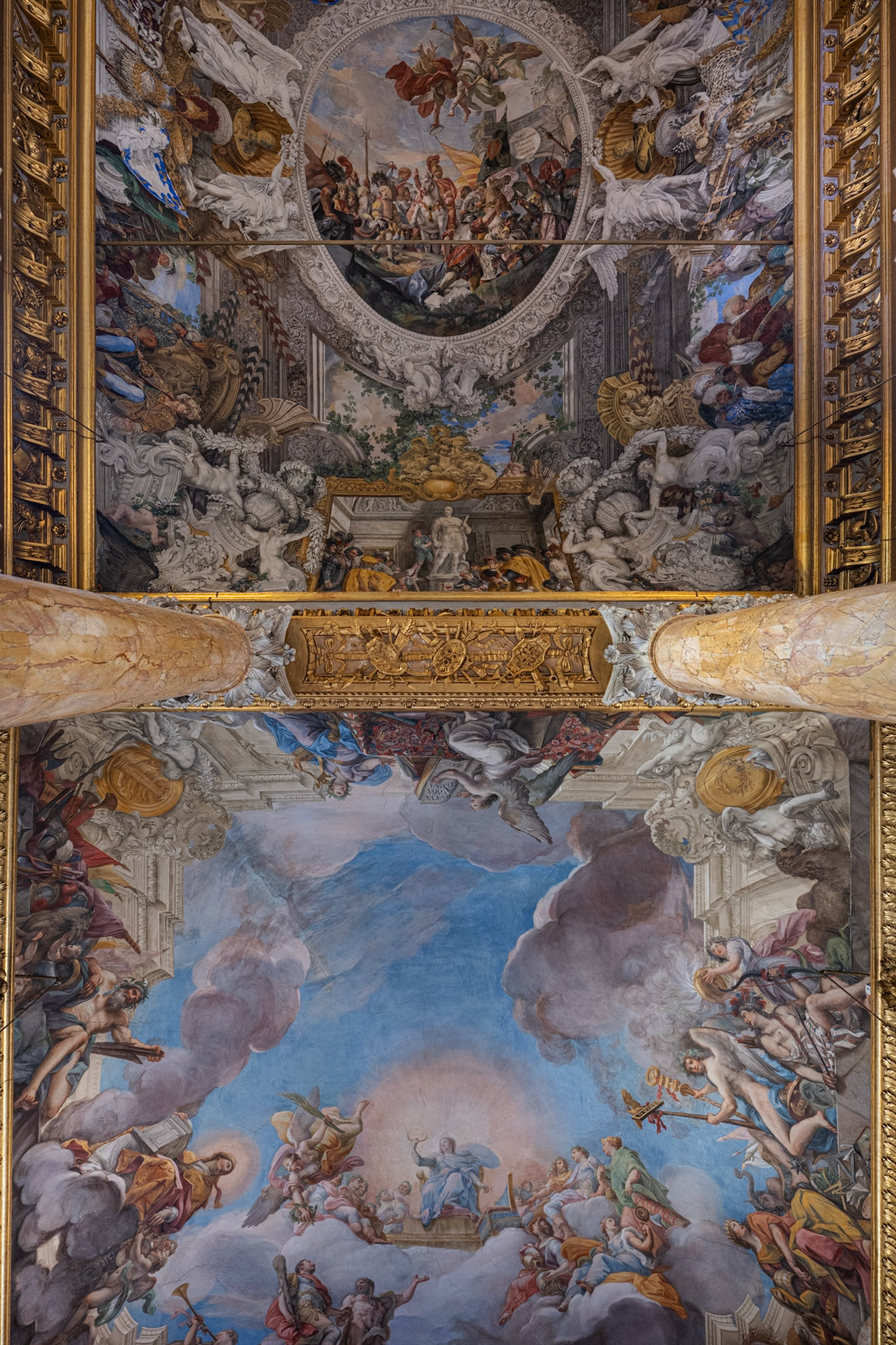 ceiling fresco Hall of the Battle Column