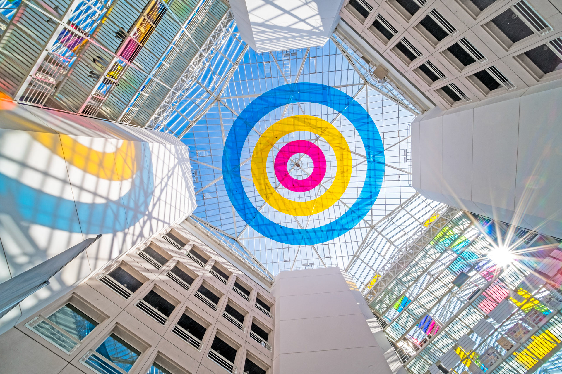 Uni Mail, Geneva - ceiling