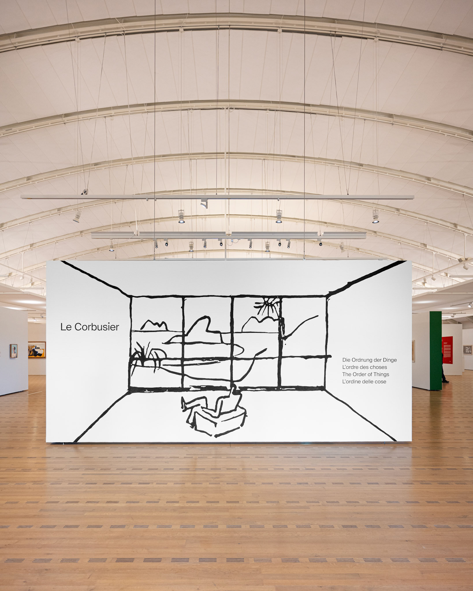 entrance to Le Corbusier. The Order of Things