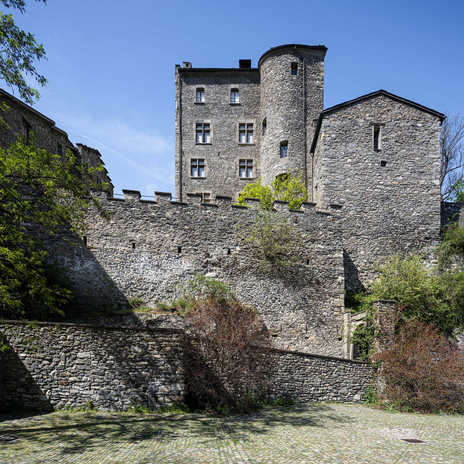 Musee d'art du Valais inside the Vidomnat and Majorie castles