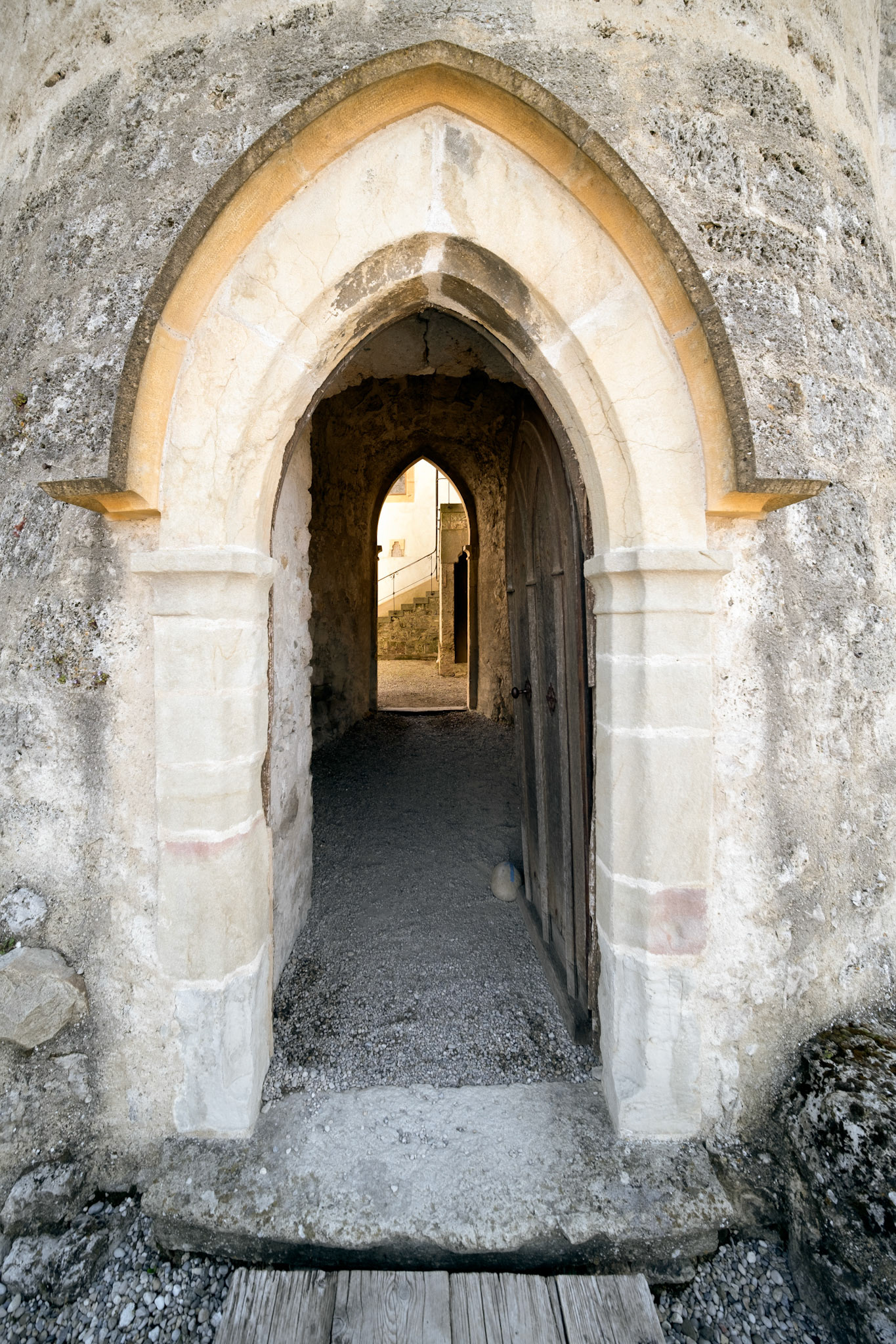 Château de Grandson - entrance
