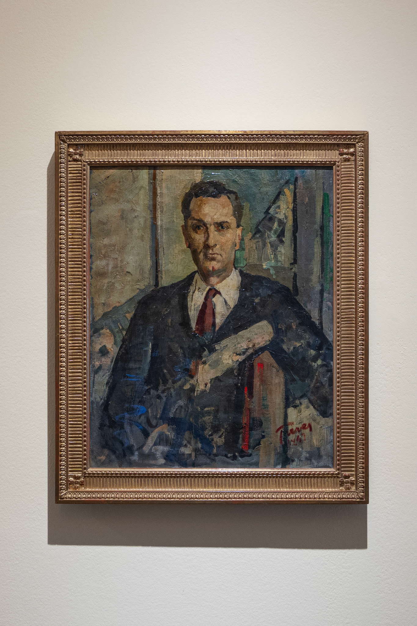 Trésors du Petit Palais de Genève: Portrait de M. Oscar Ghez, Dario Treves (1947)