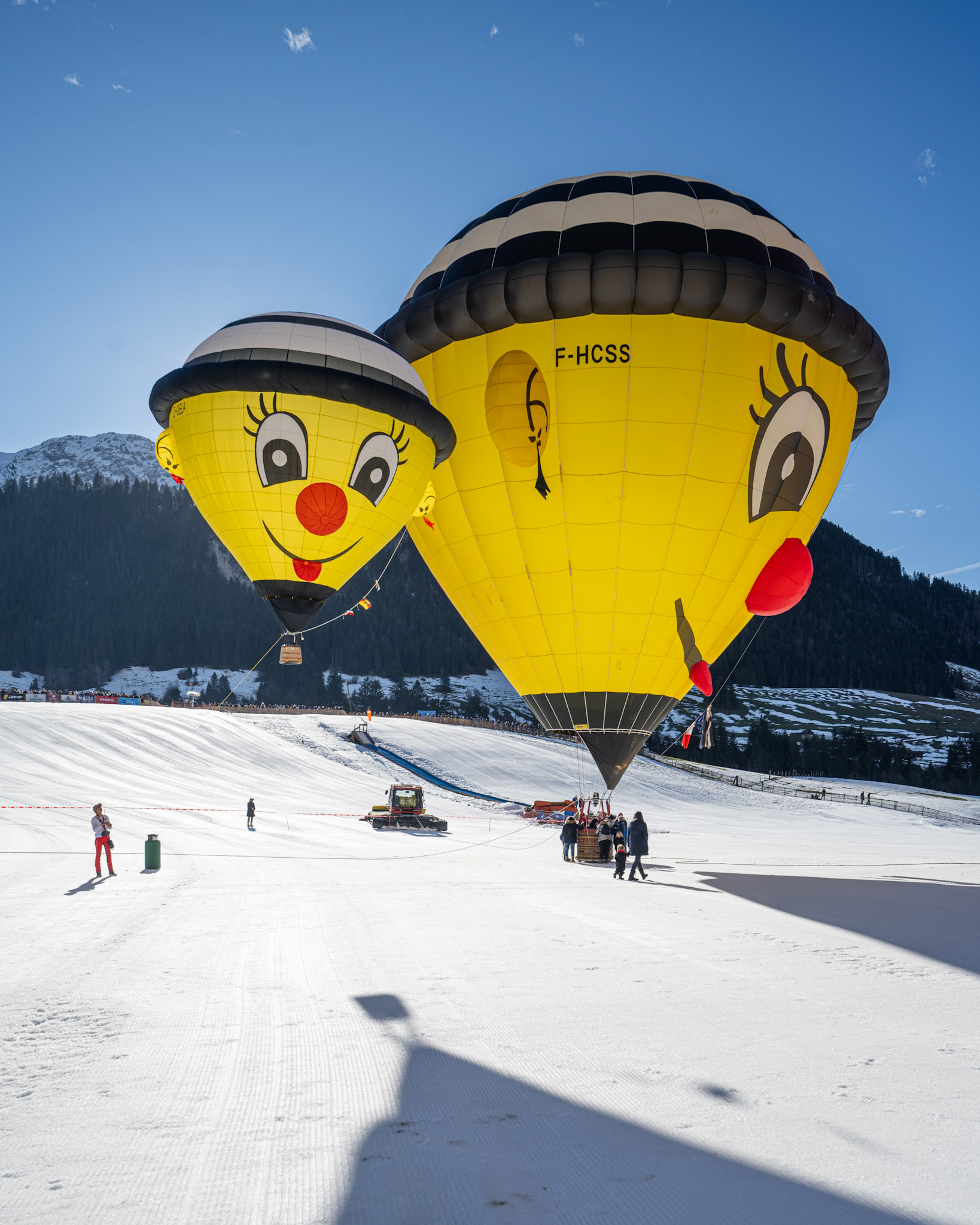 captive flights at the 45th Festival International de Ballons
