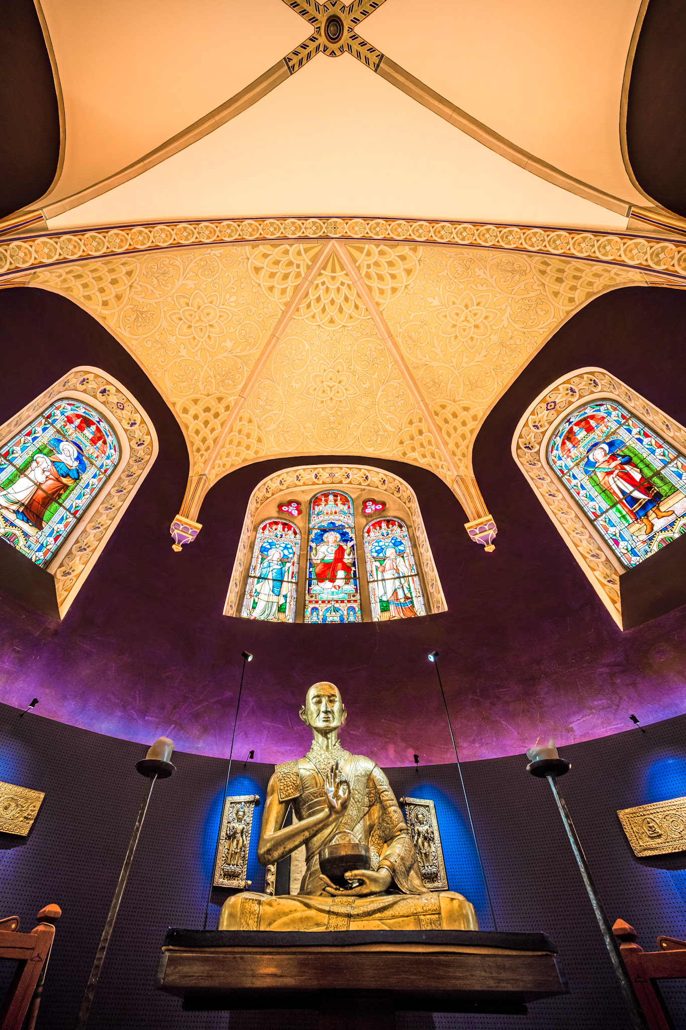 Tibet Museum - Chapel of St. Joseph - sculpture of a great teacher, 1450 - 1550