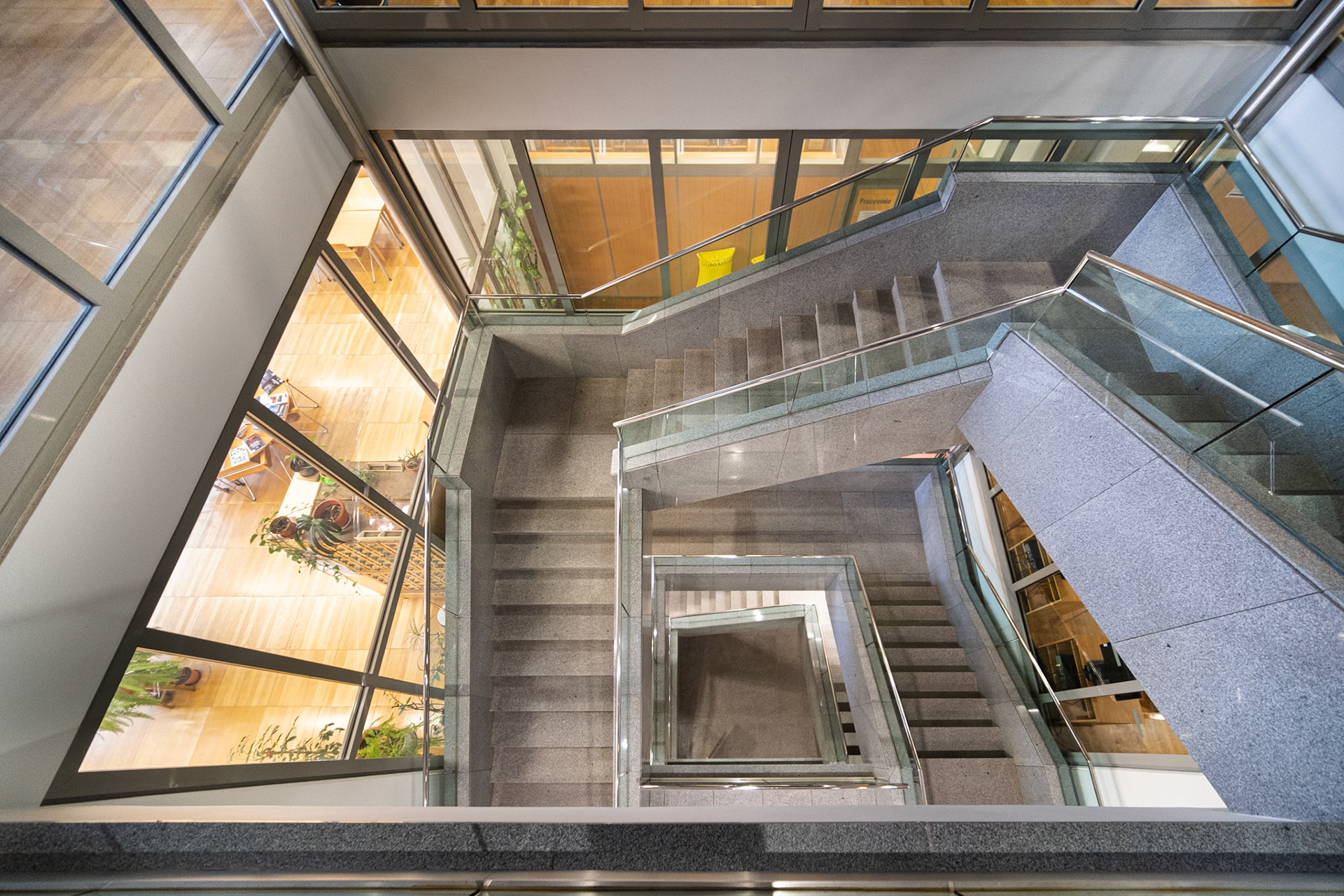 Biblioteka Jagiellońska - staircase