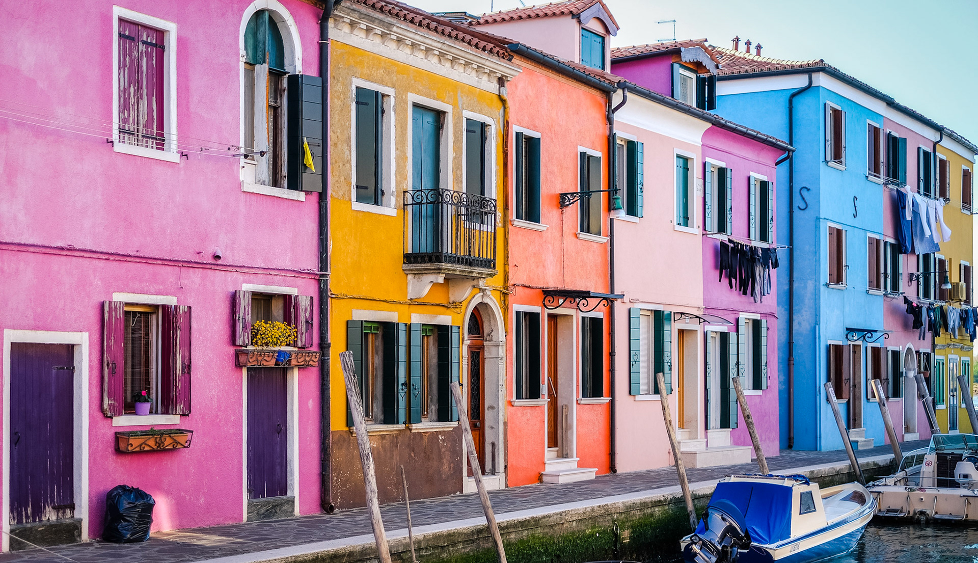 multicolored houses in Burano