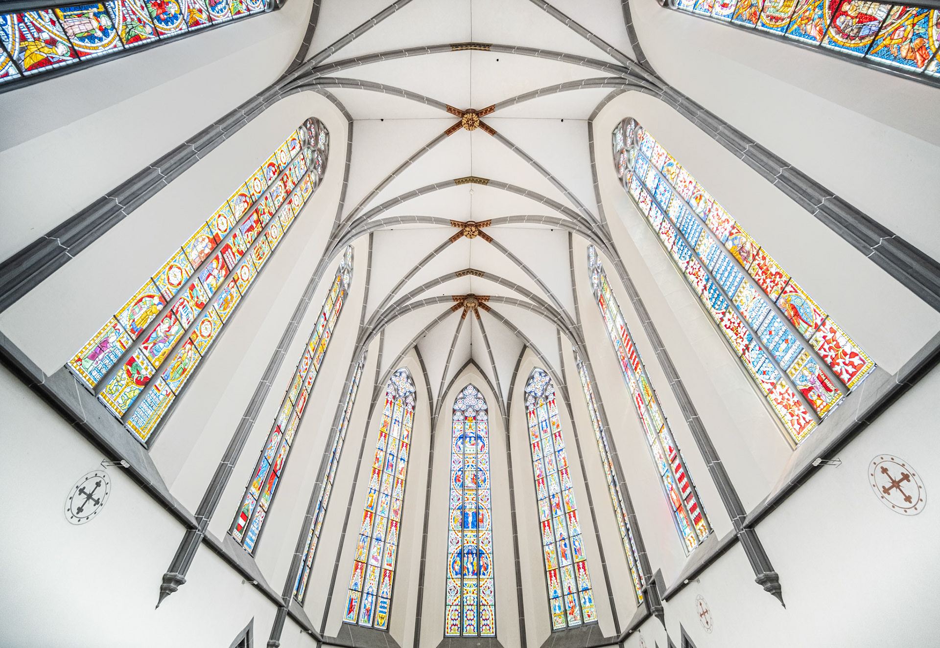 Kloster Königsfelden - church windows
