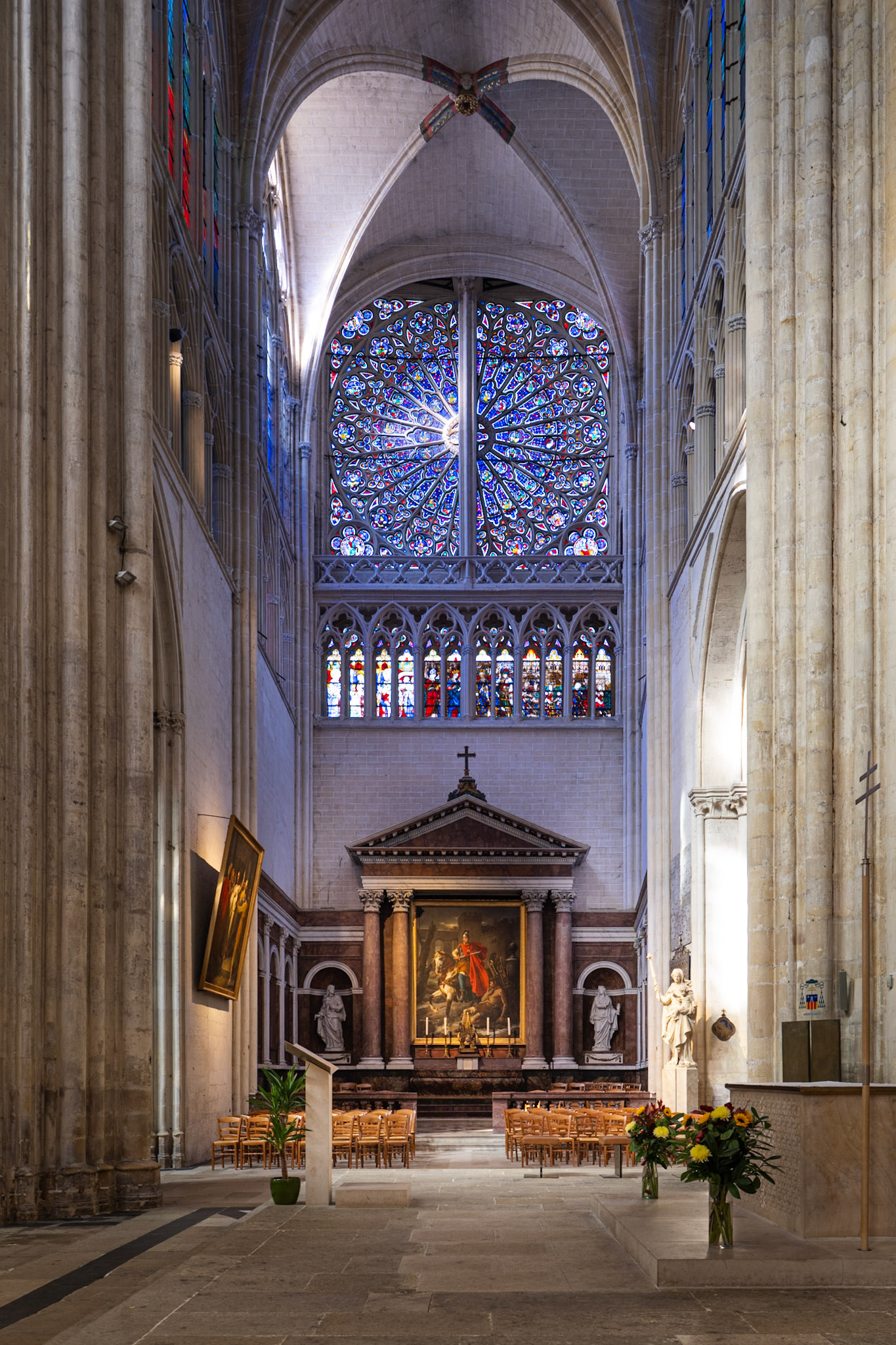 rose window of the north transept