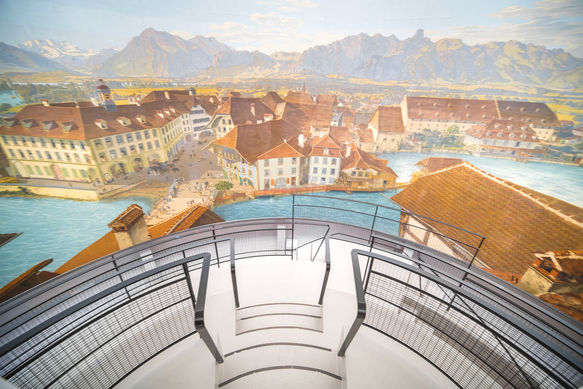 circular painting by Marquard Wocher