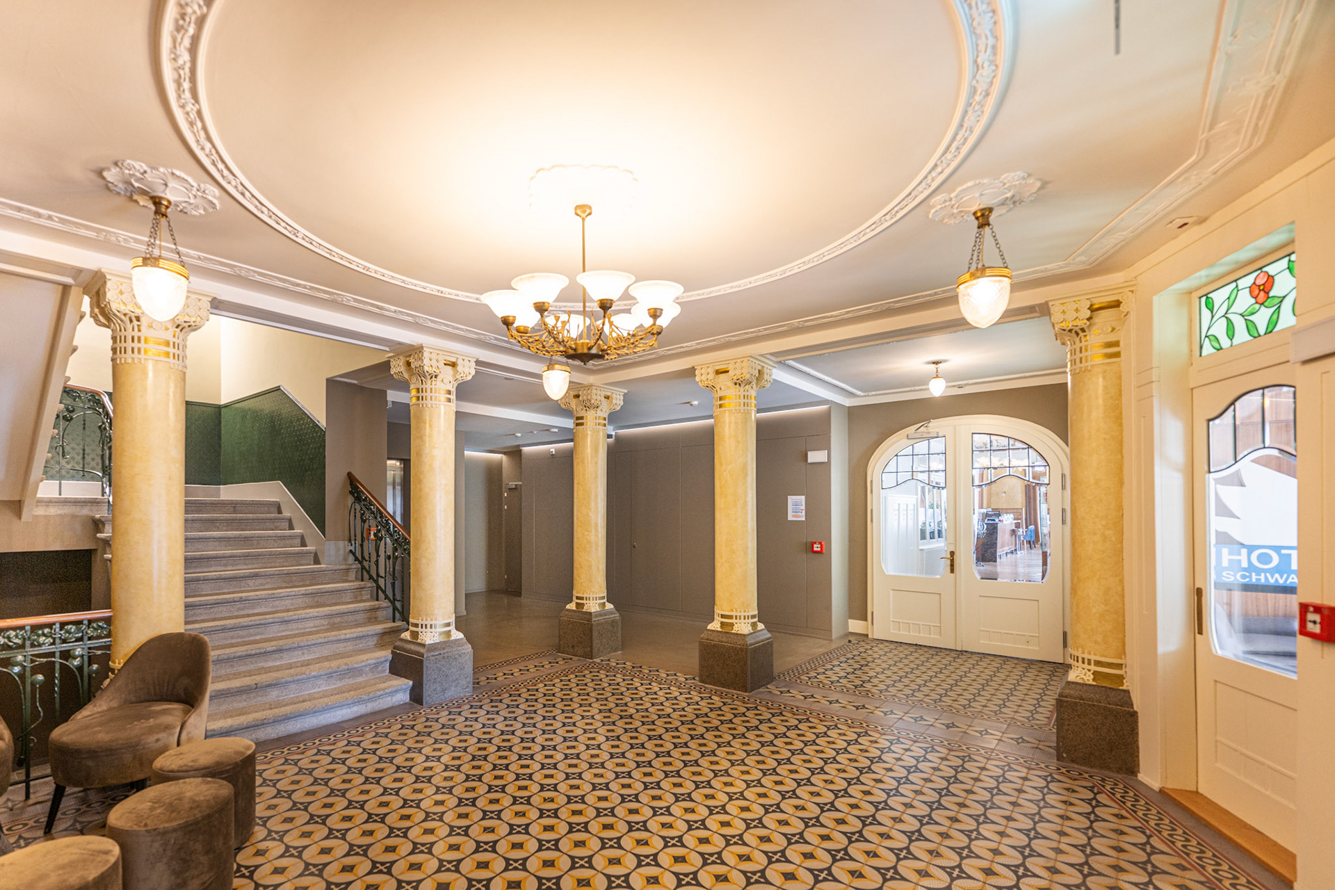 entrance
