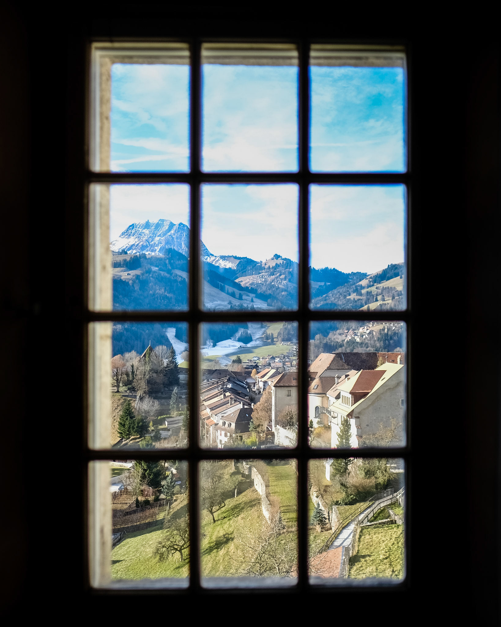 Château de Gruyères - window view