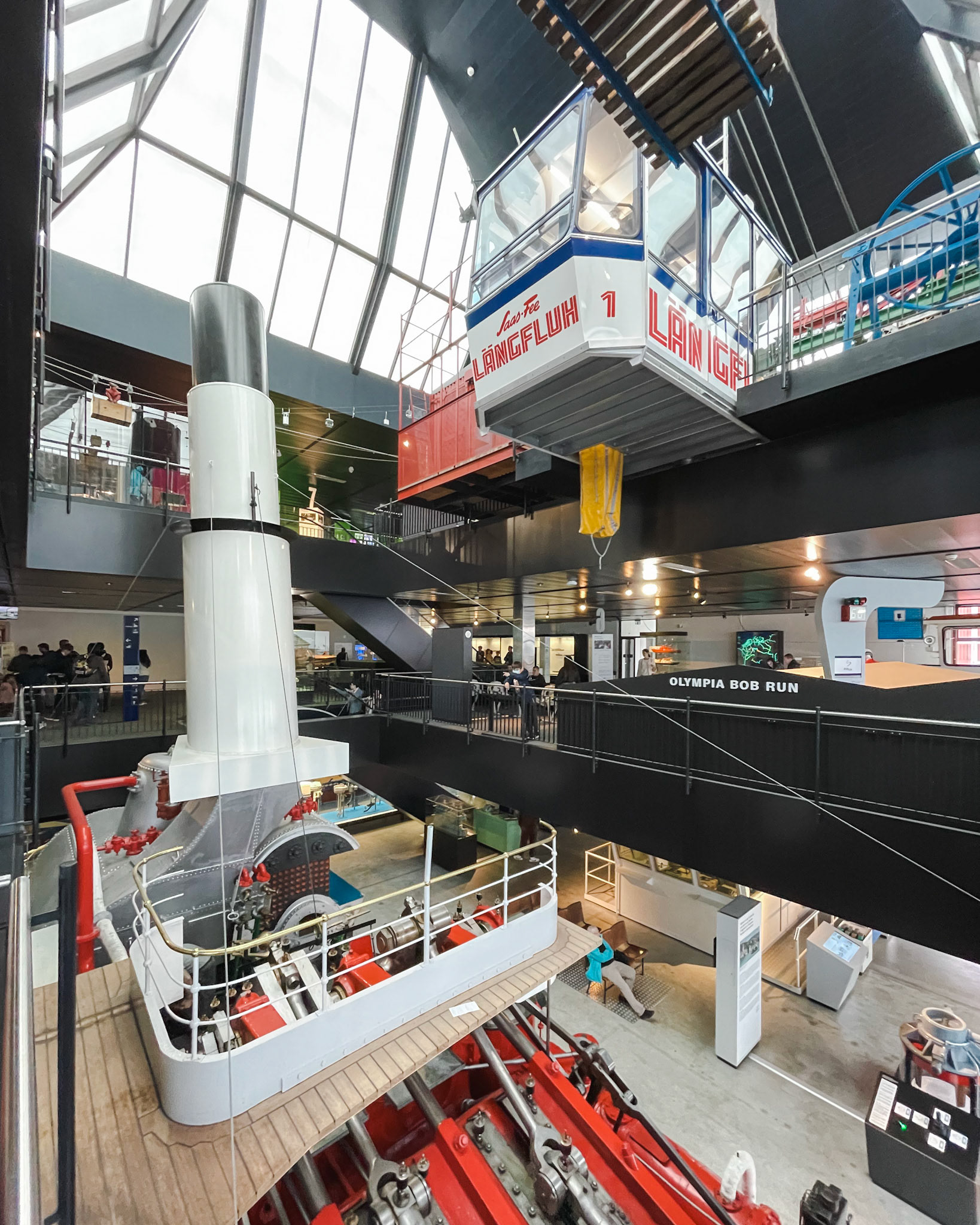 boats and cable cars exhibition