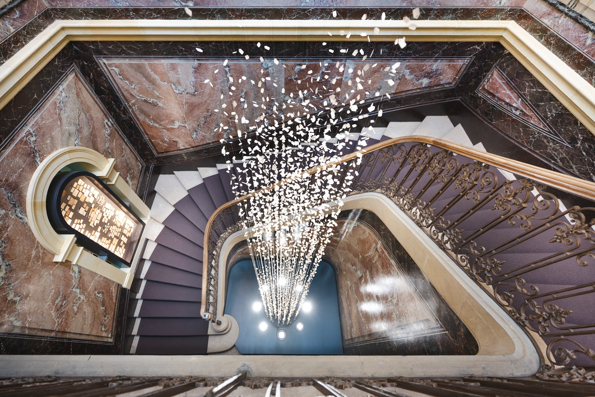 Musée d'ethnographic de Neuchâtel staircase
