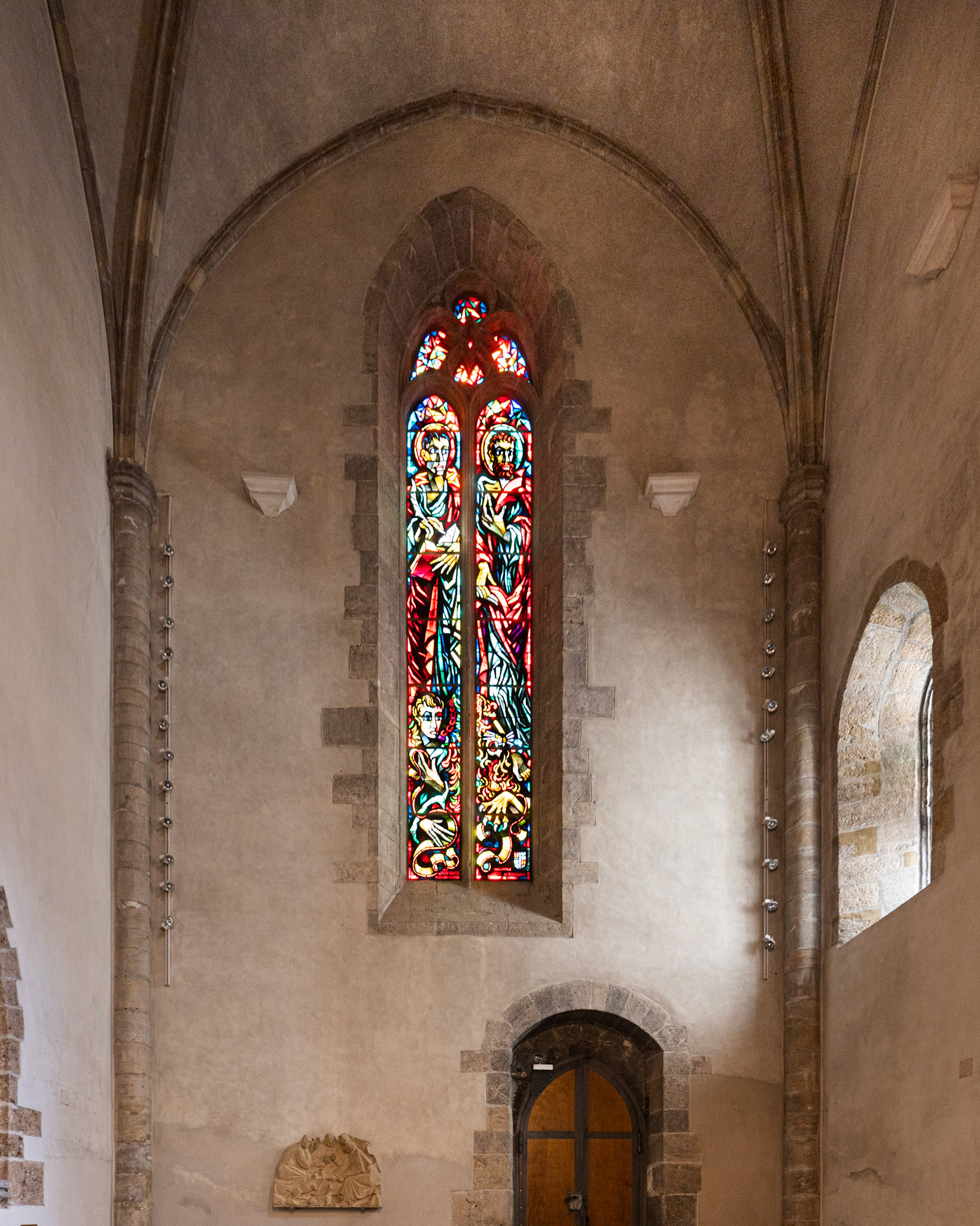 windows in the nave by Paul Monnier