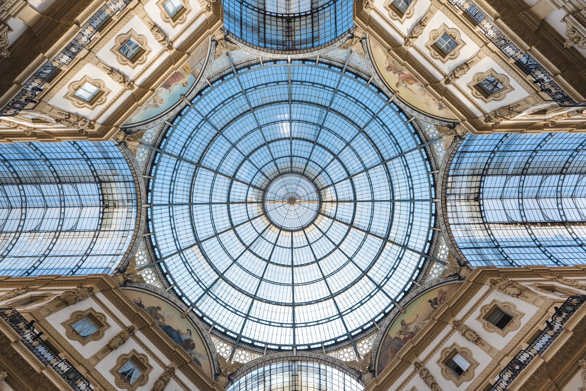Galleria Vittorio Emanuele II - central dome