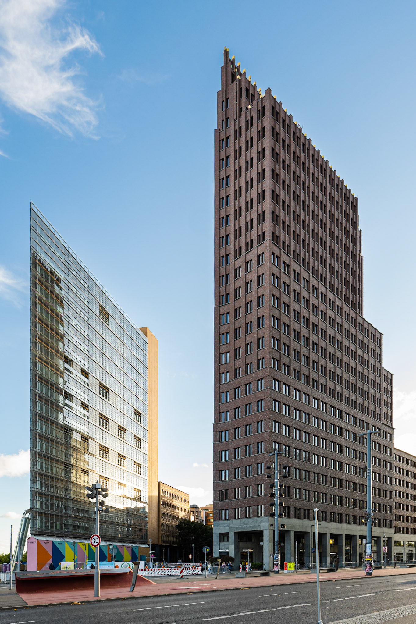 Forum Tower and Kollhoff tower