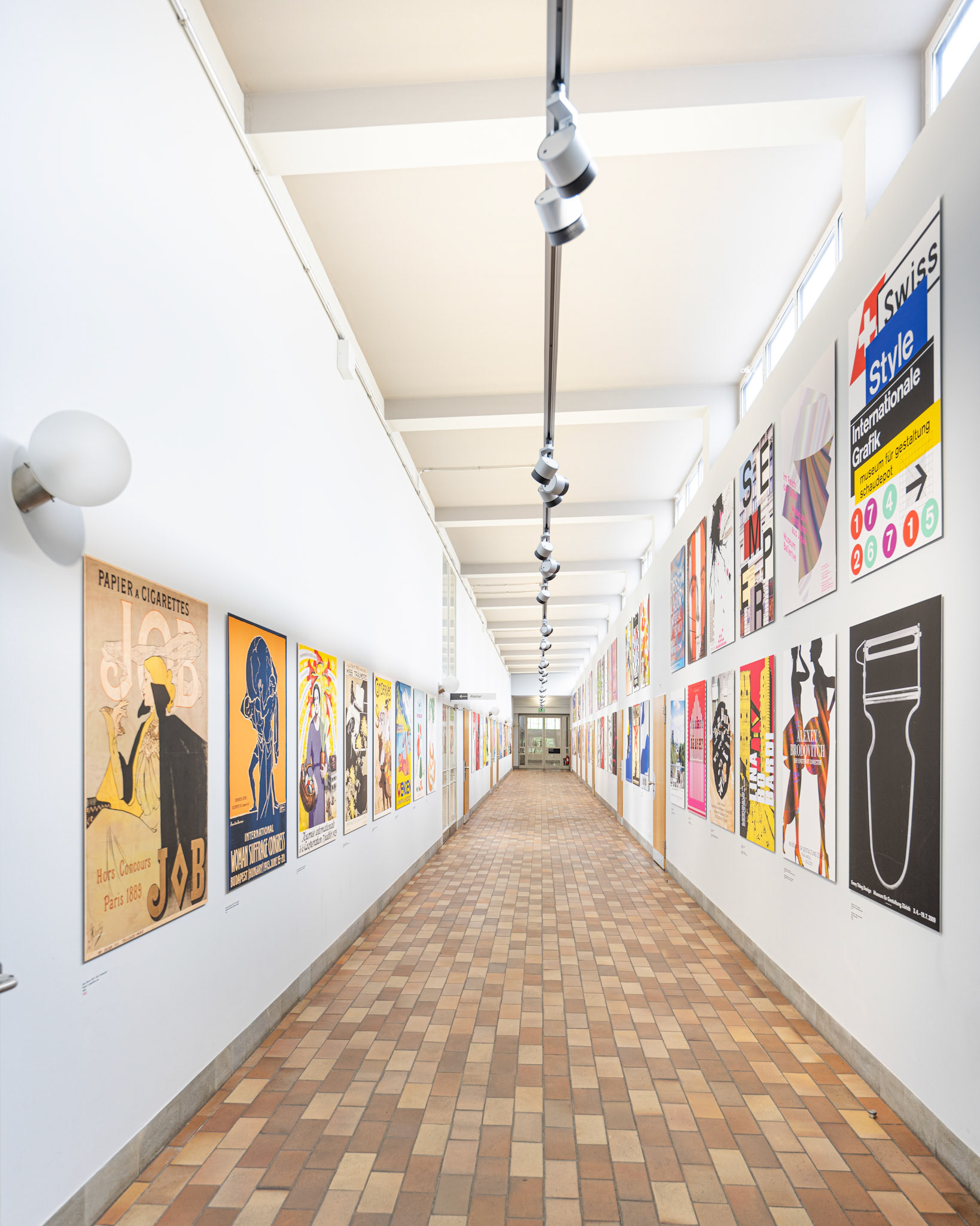 poster exhibition in the hallway