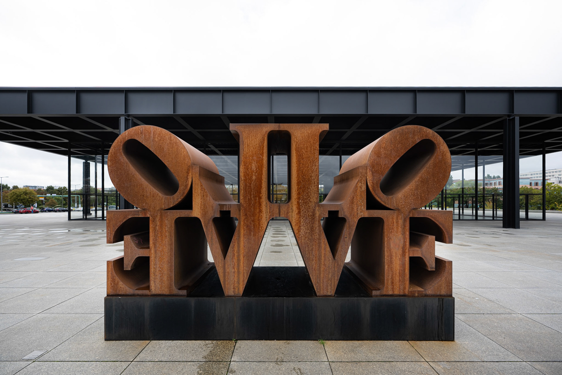"Imperial Love" sculpture, Robert Indiana, 1966