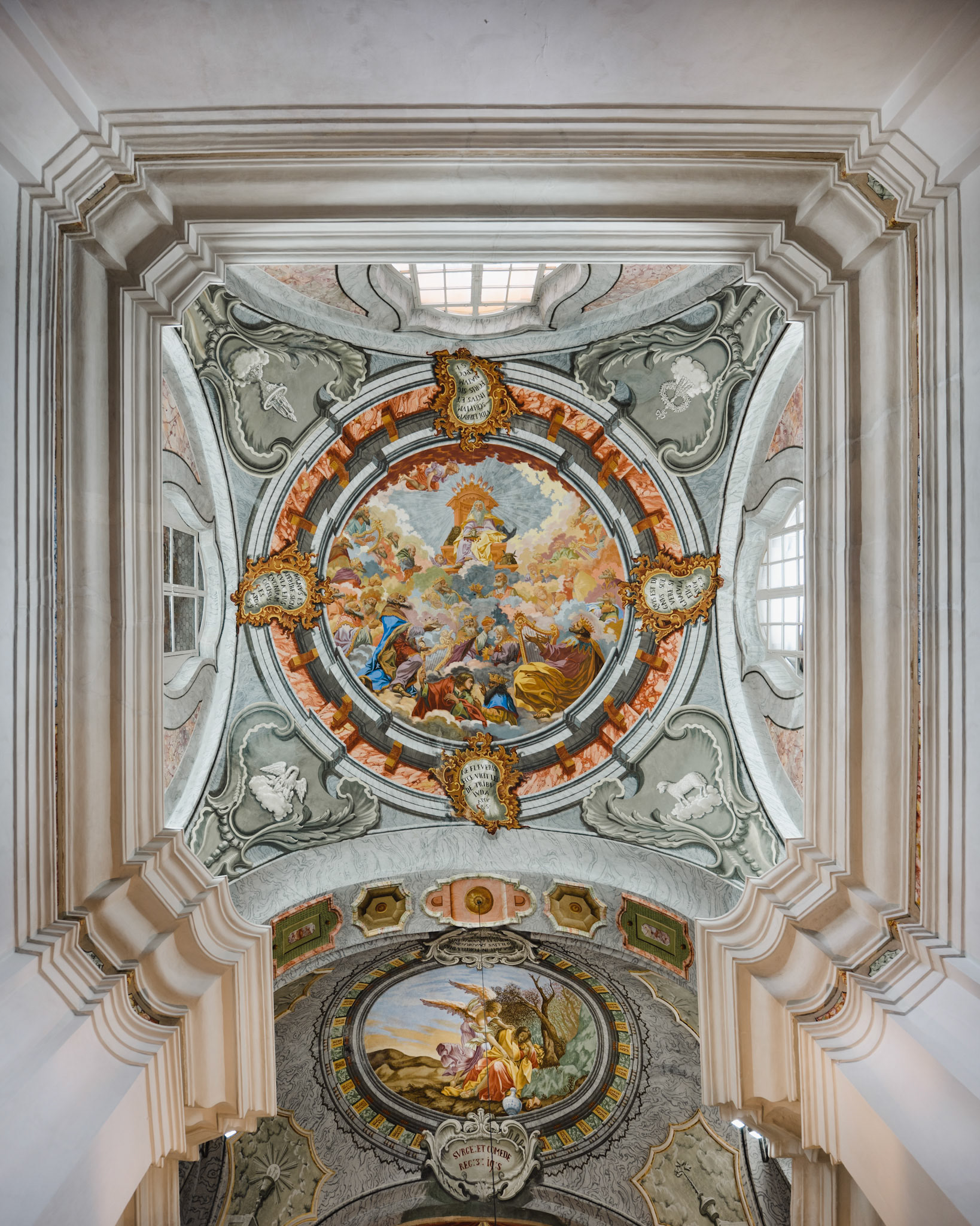 Oratorio di Sant'Anna - ceiling painting by Lorenzo Piccioli