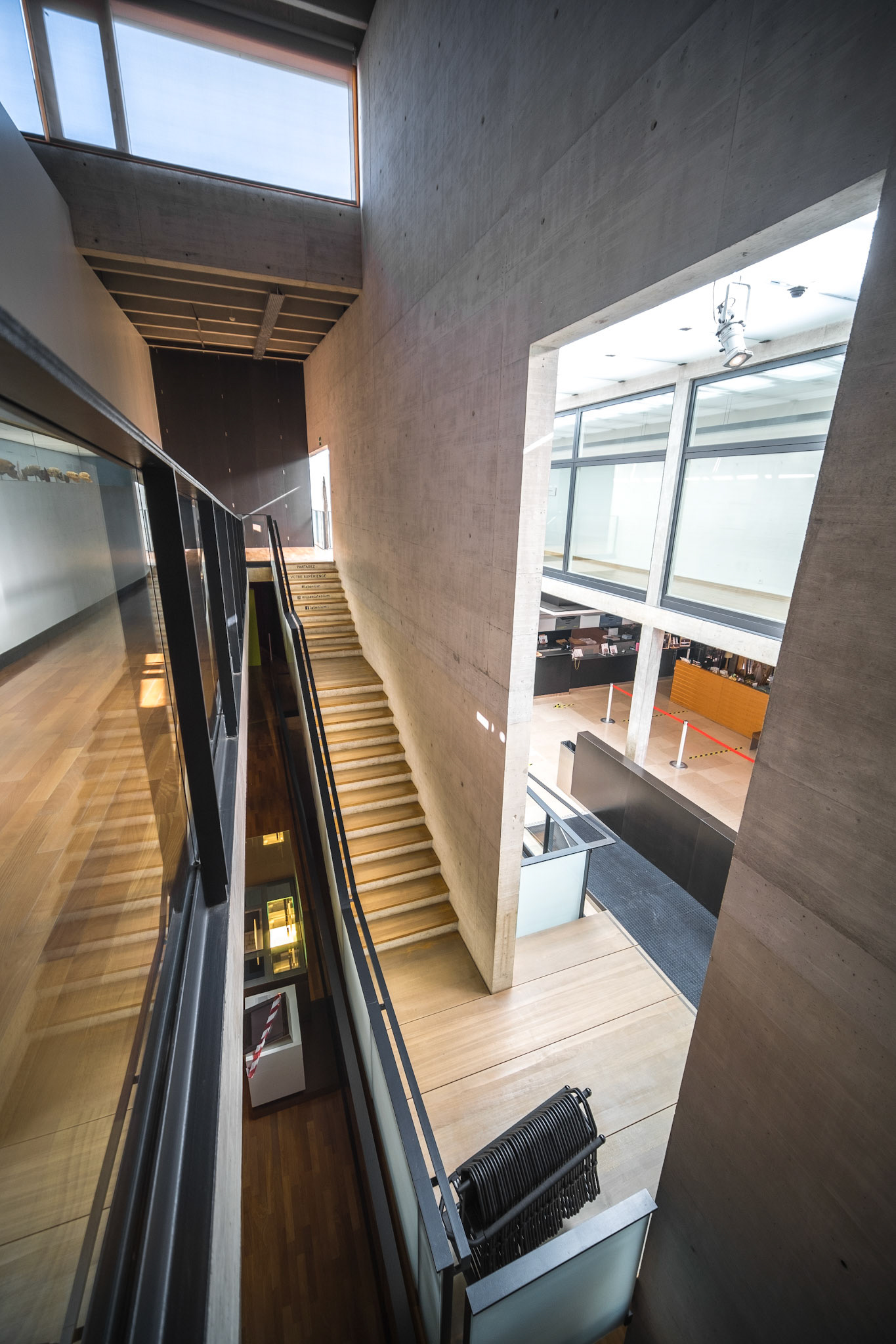 Laténium - staircase