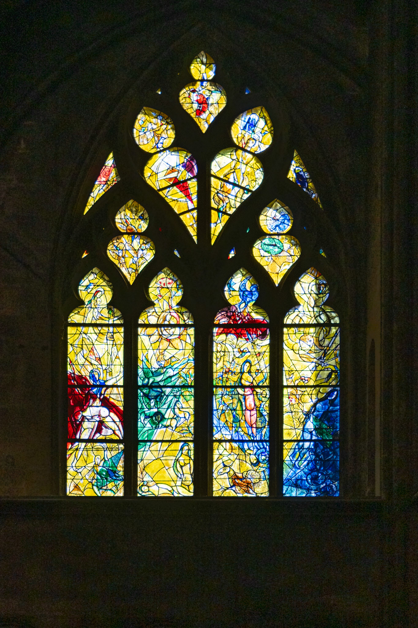 "Creation" window by Marc Chagall (1963)
