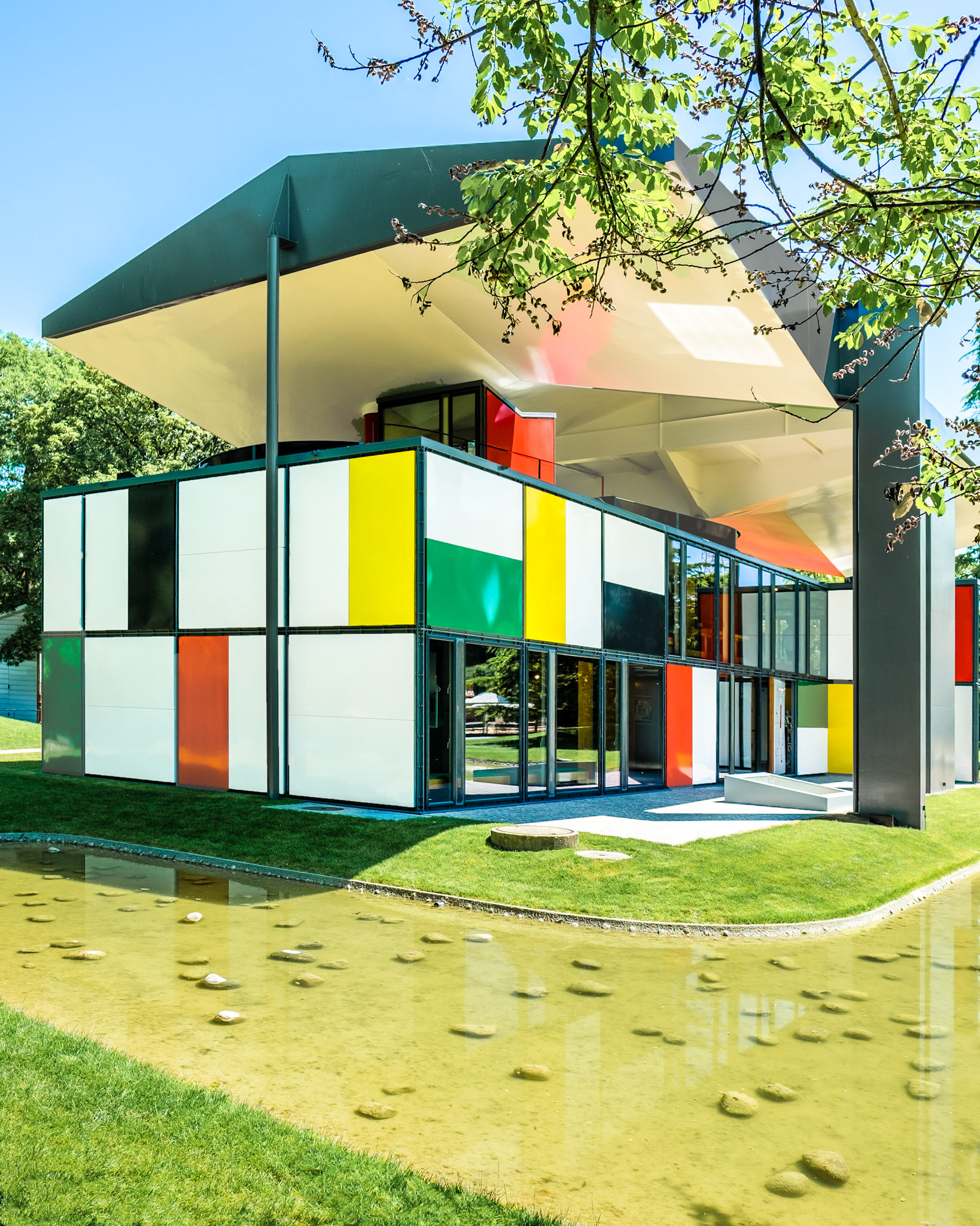 Pavillon Le Corbusier facade