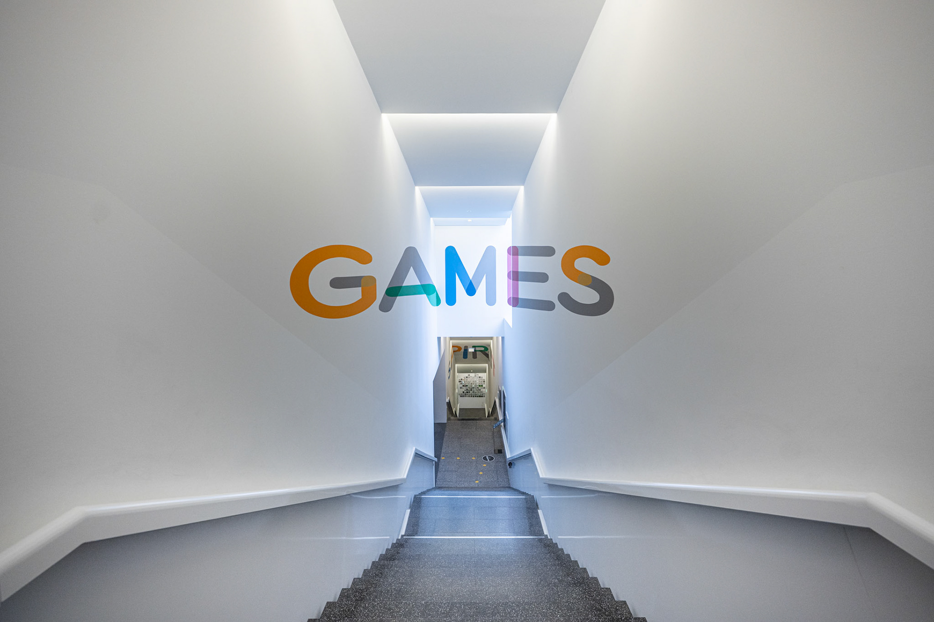 staircase leading to the lower level