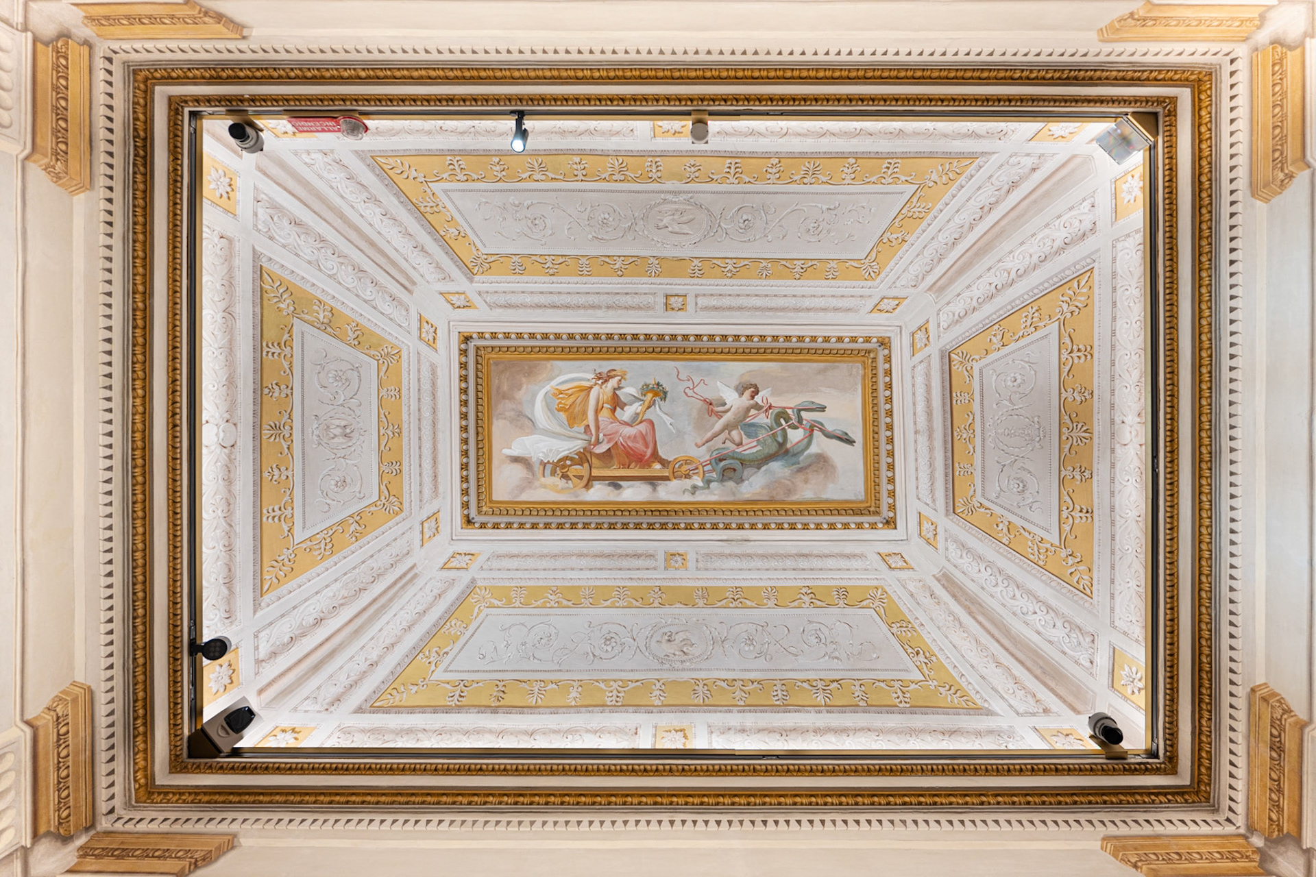 vestibule ceiling, Vincenzo Berrettini, 1788