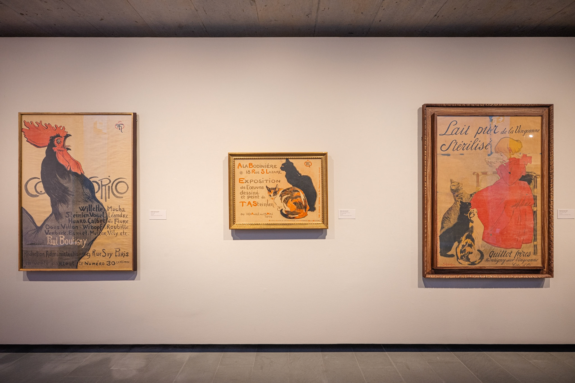 Trésors du Petit Palais de Genève - advertisements by Théophile-Alexandre Steinlen