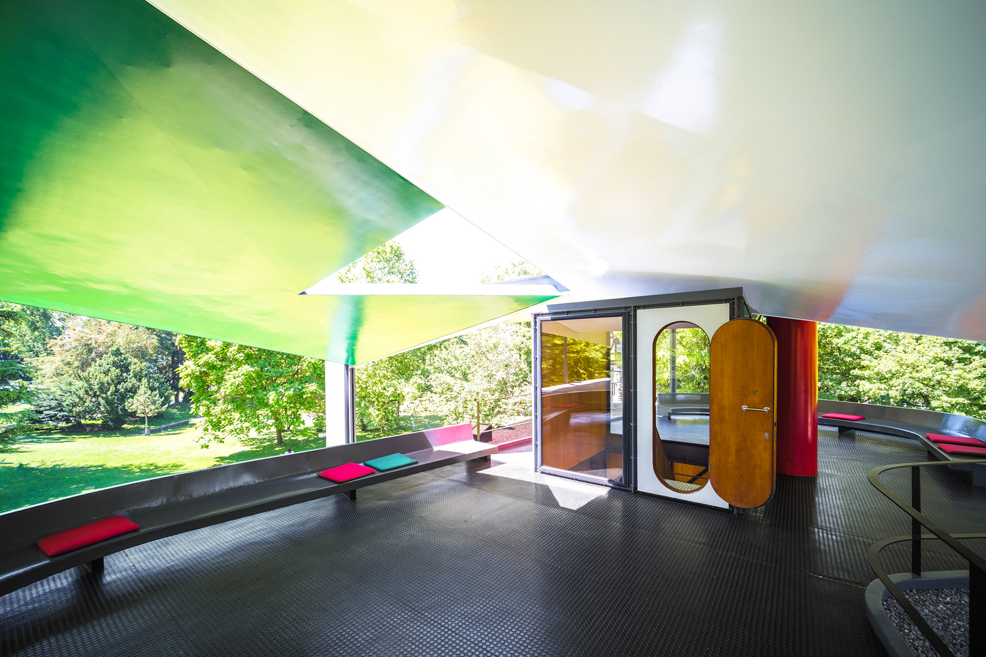 Pavillon Le Corbusier - terrace