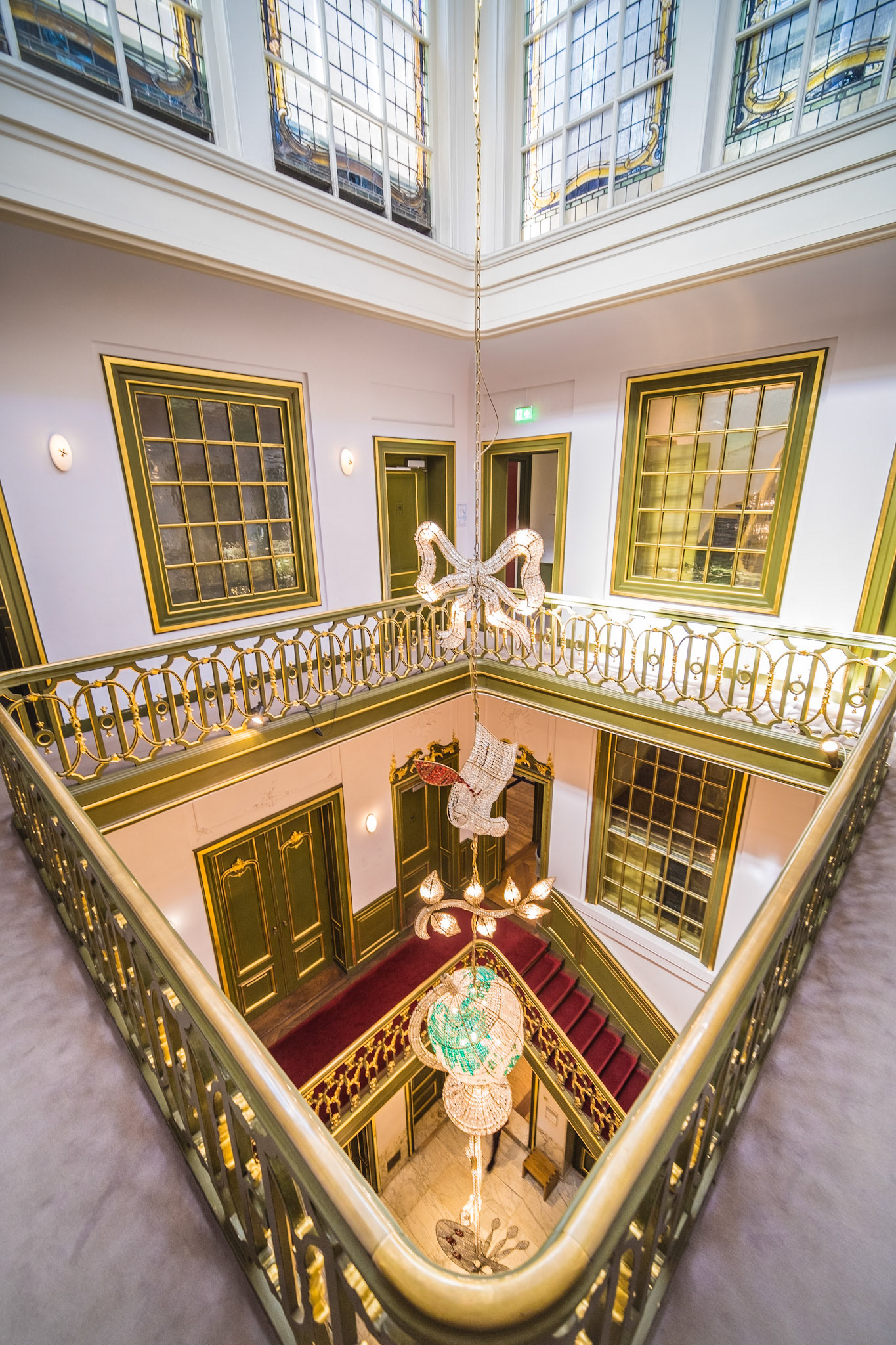 Escher in Het Paleis - central staircase