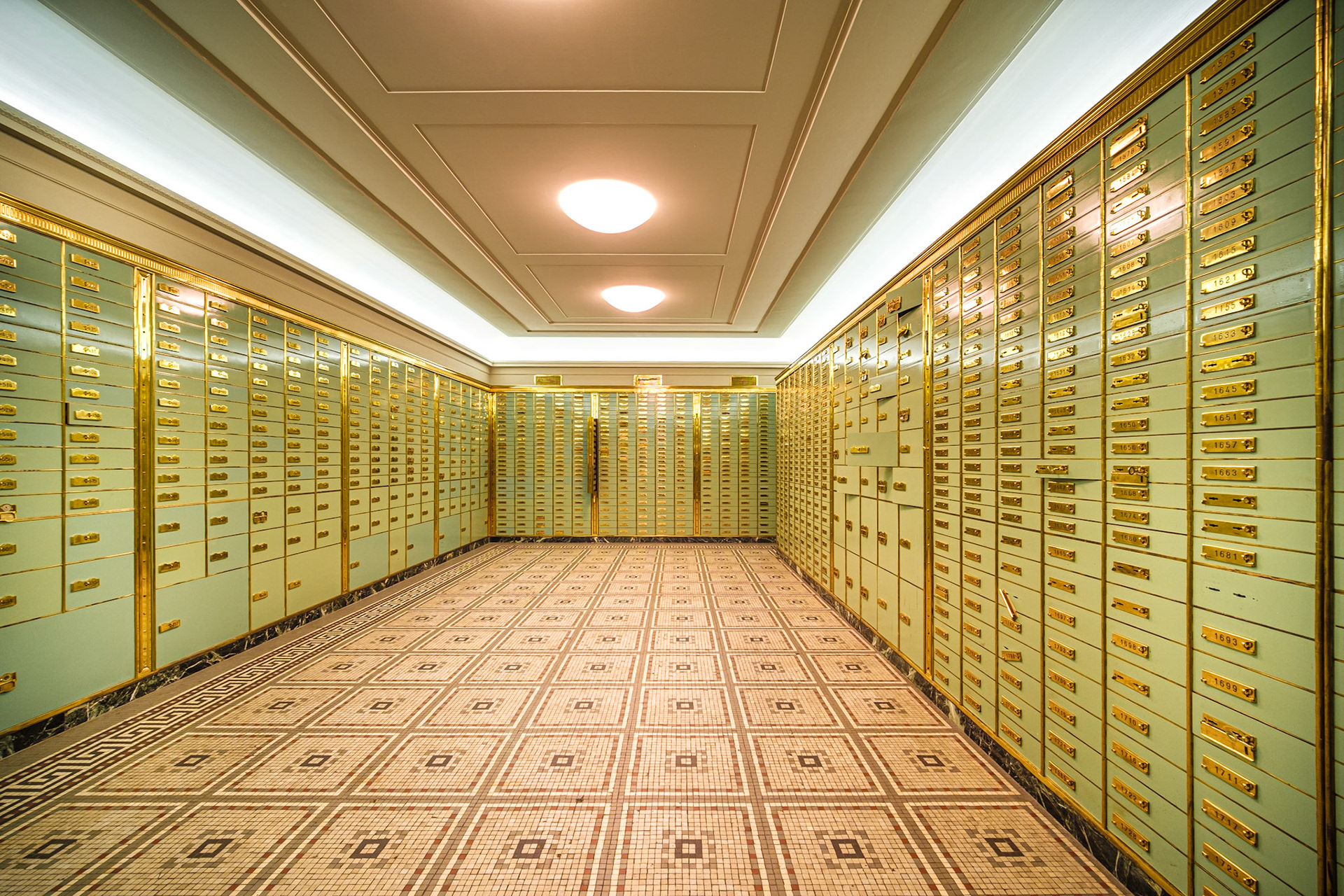 Swiss bank safe in the basement of Unternehmen Mitte