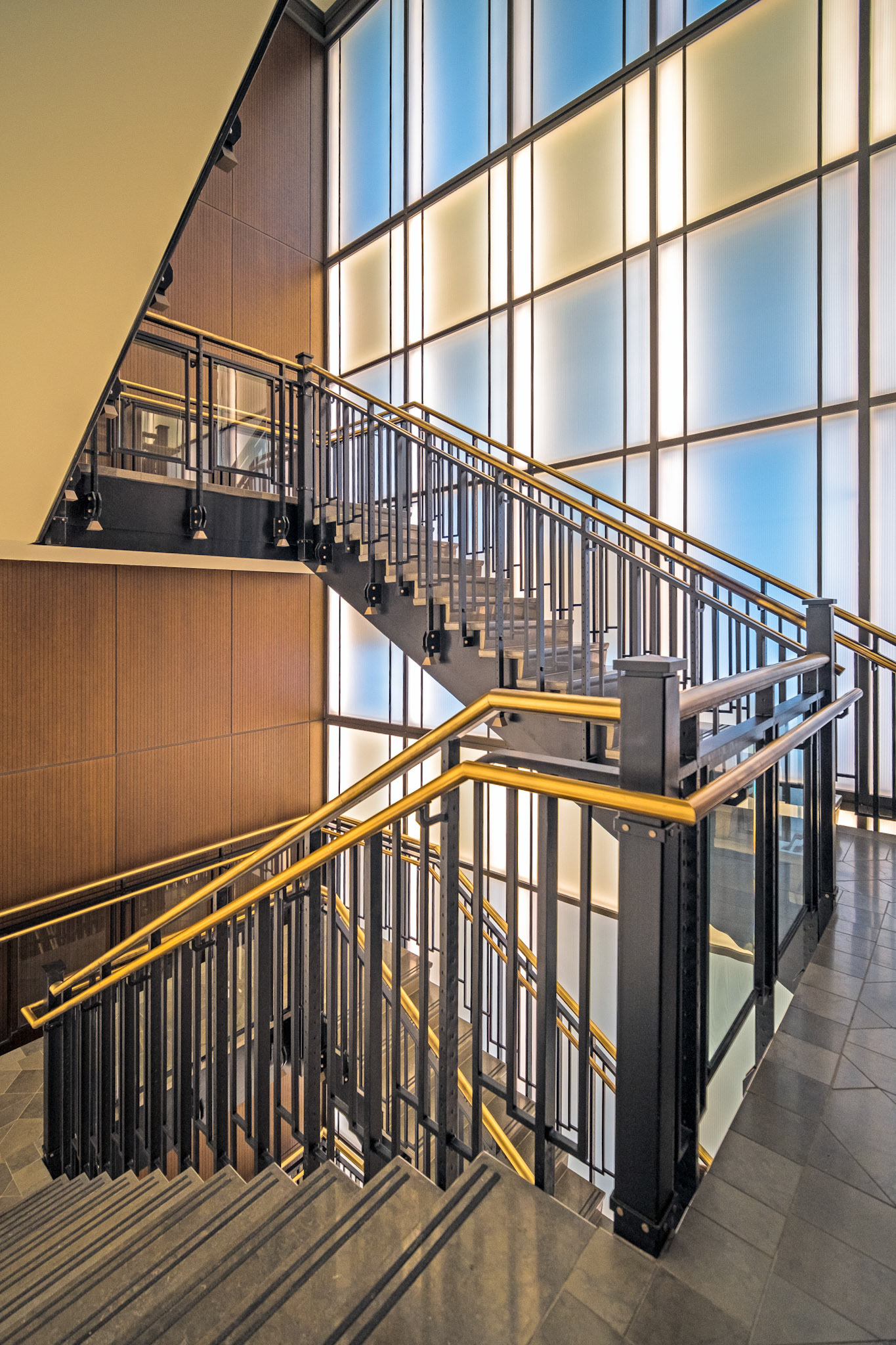 Interim House of Commons - staircase