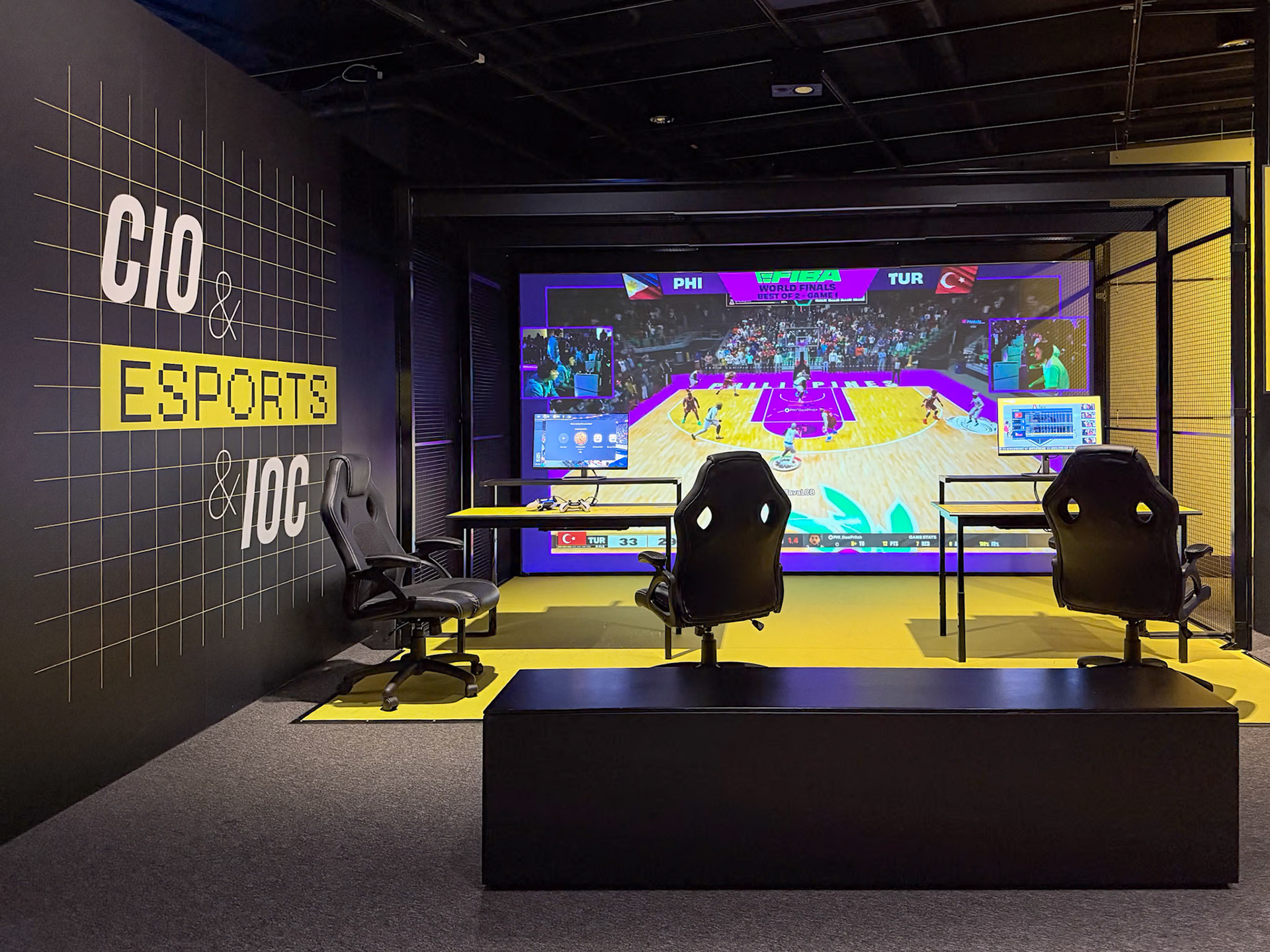 interactive section of the Olympic Museum