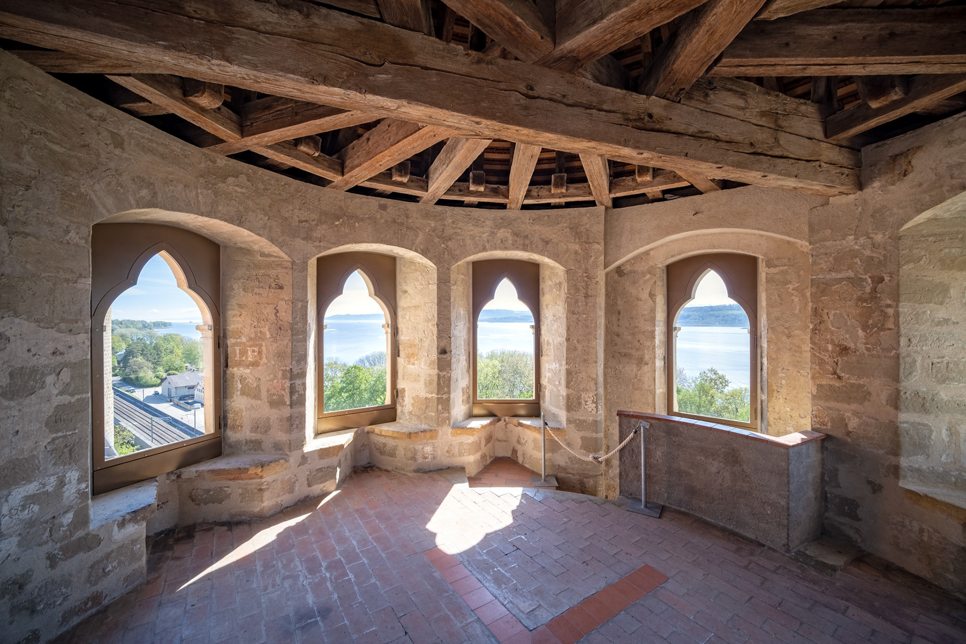 Château de Grandson - view from the tower
