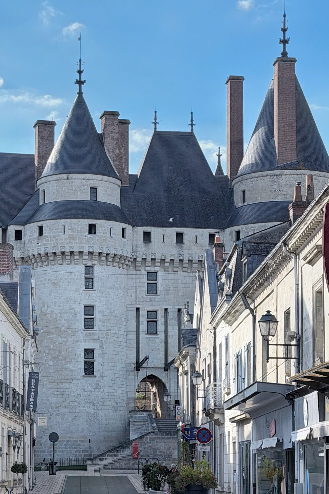 Château de Langeais - view from the town