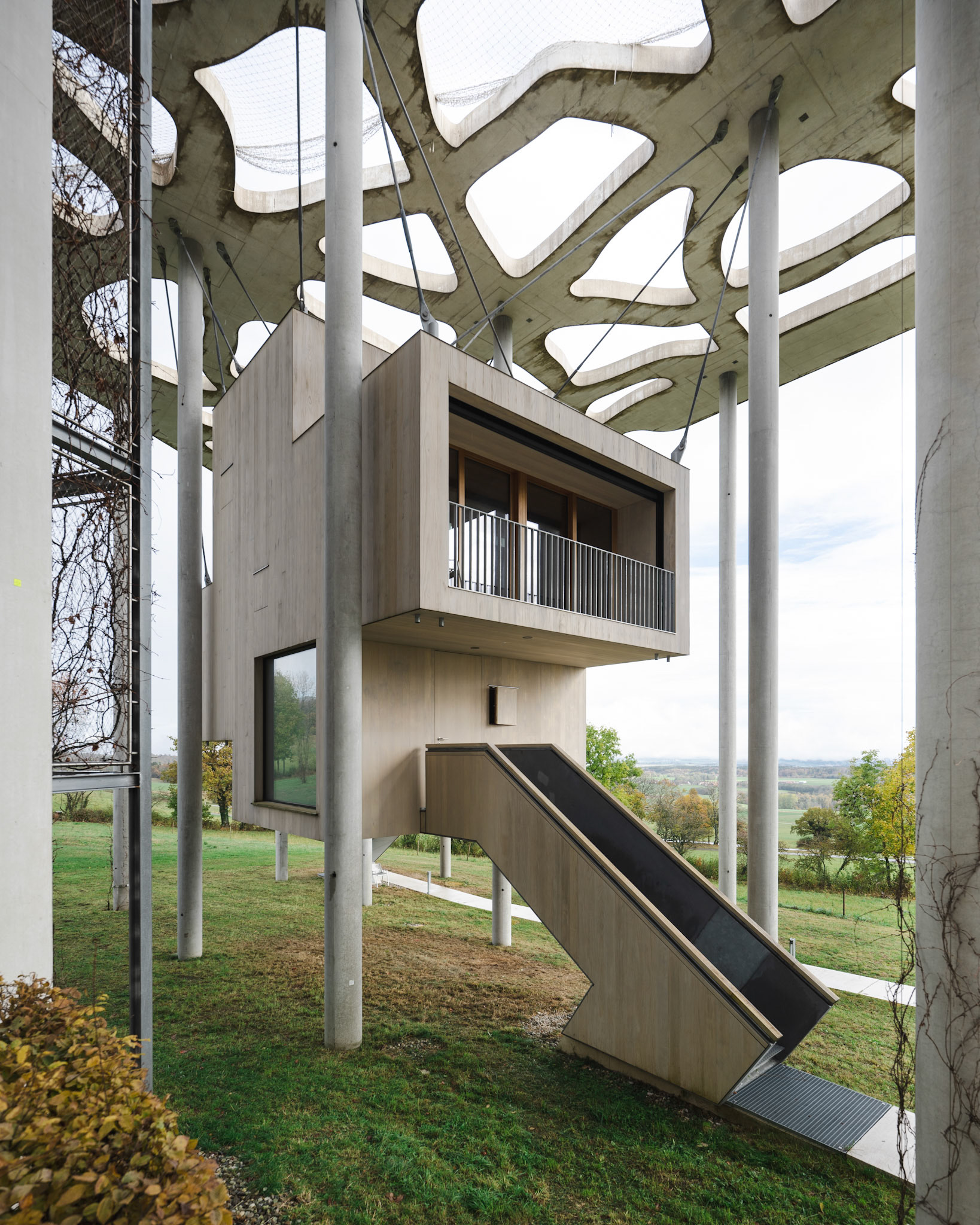 Fondation Jan Michalski - writers residence cabin designed by Rintala Eggertsson Architects