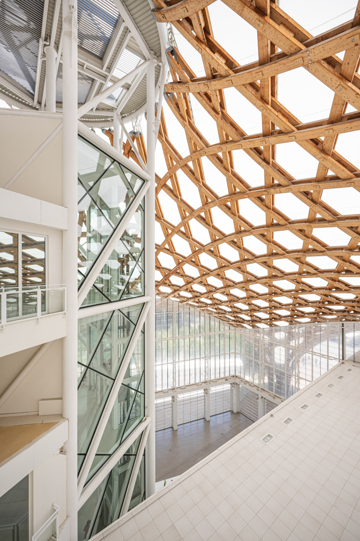 interior and roof