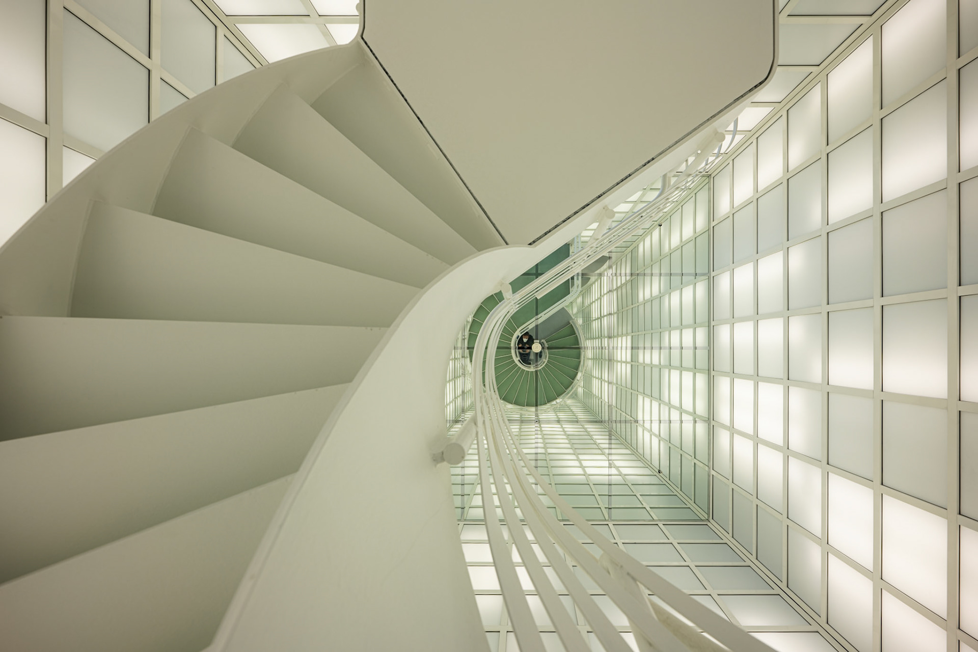 Deutsche Kinemathek - spiral staircase