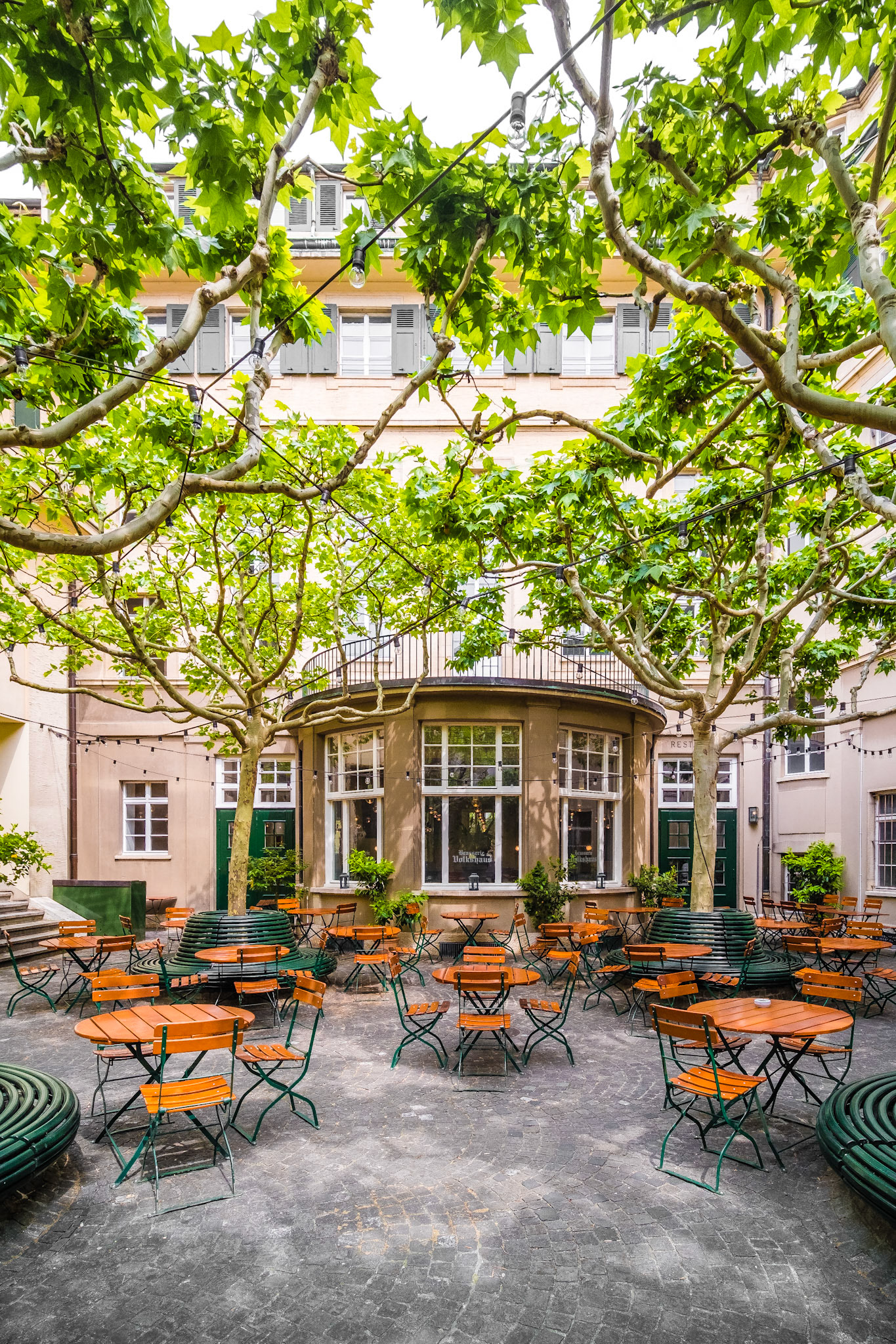 Volkshaus Basel - beer garden