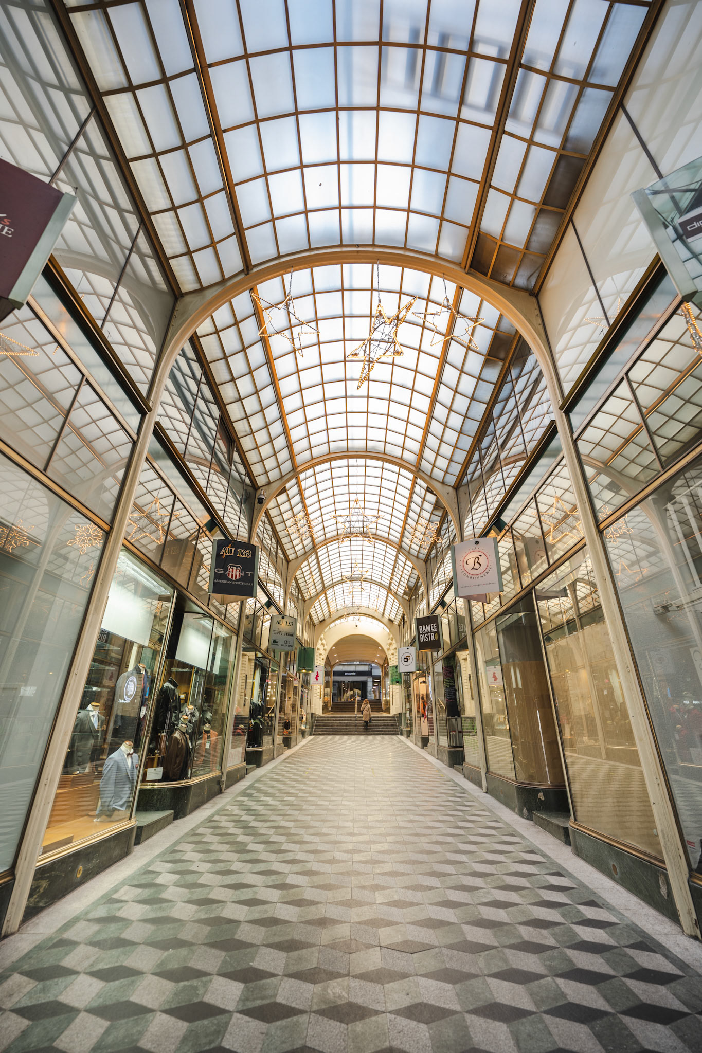 Galeries Saint-Francois, Lausanne - glass covered shopping gallery