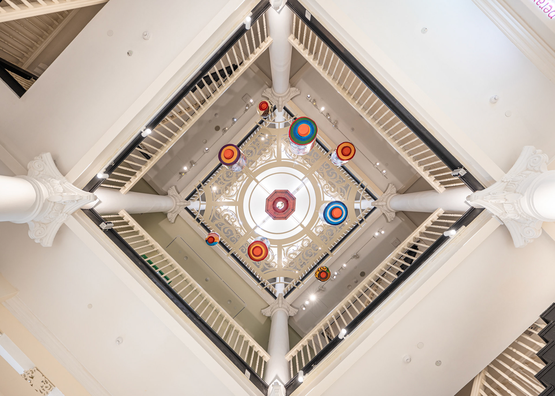 Peranakan museum - atrium lookup