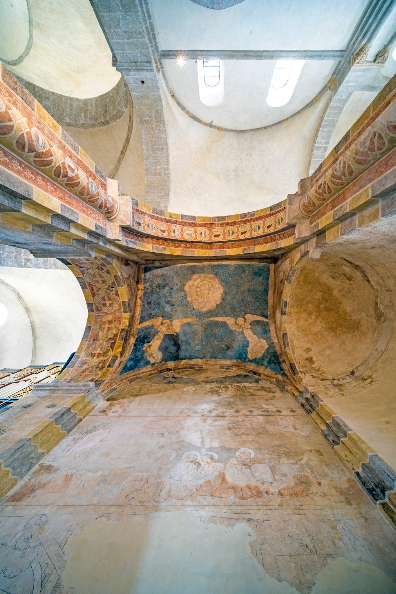 wall paintings in the Chapel of the Resurrection
