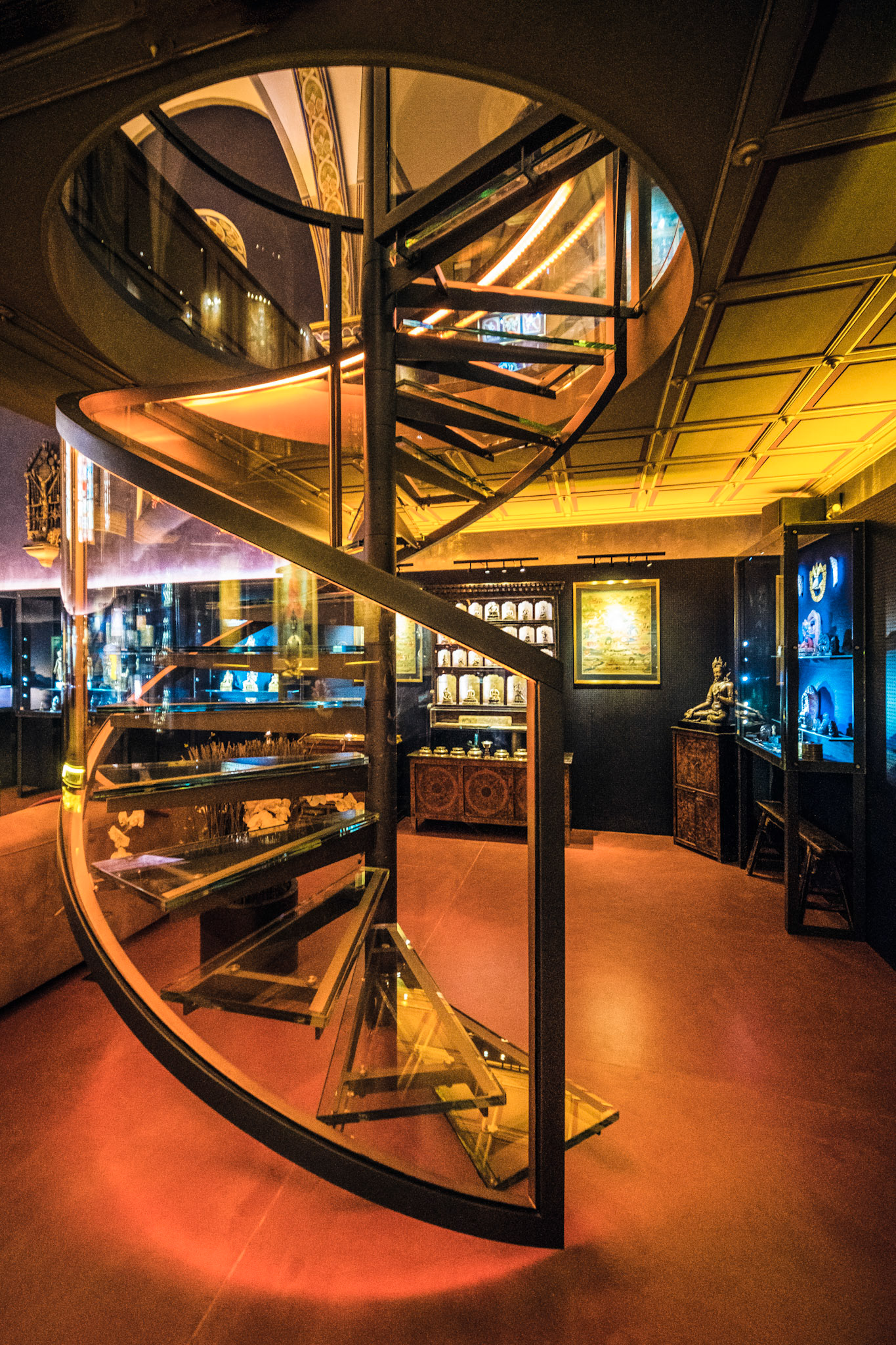 Tibet Museum - staircase