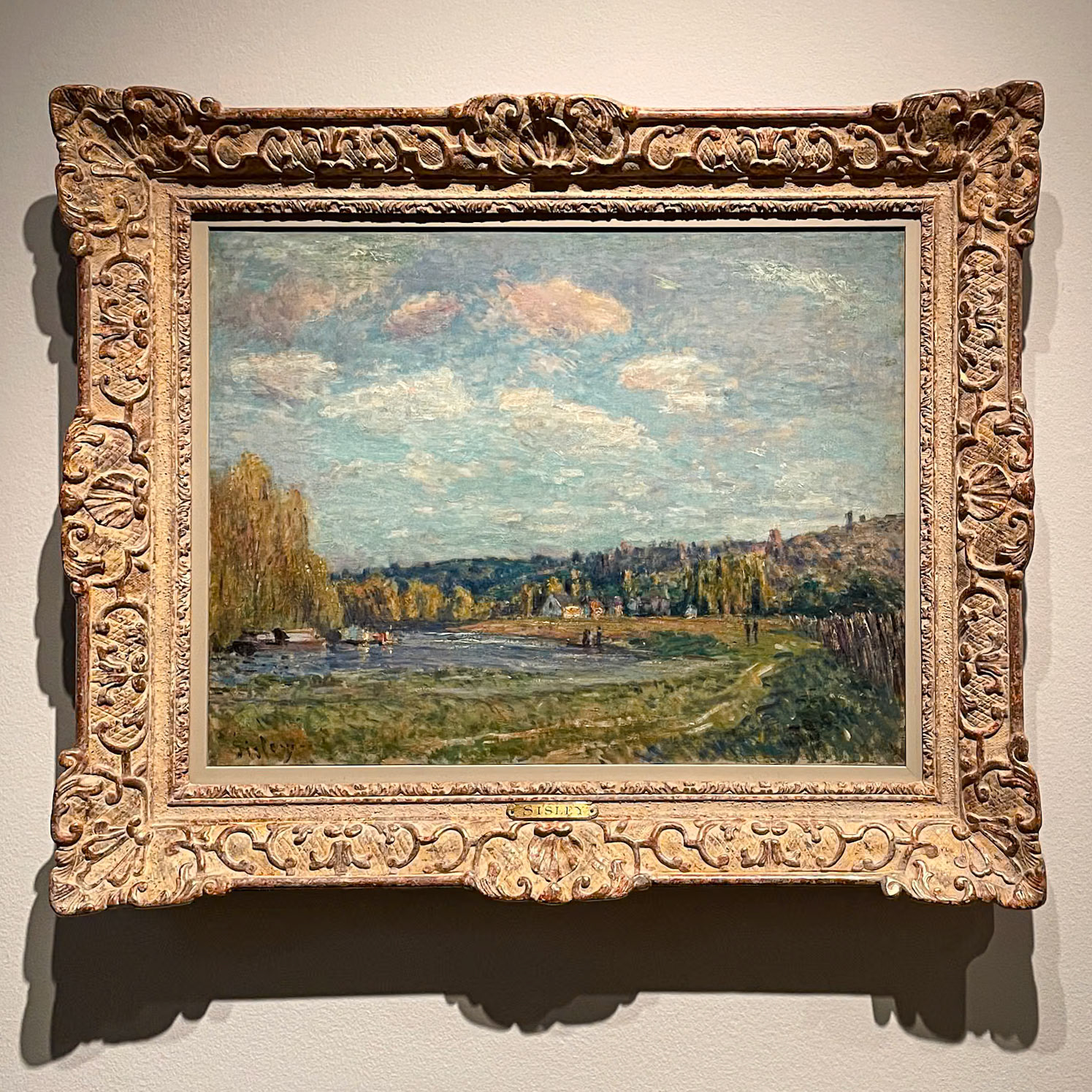 La Seine à Saint-Cloud, Alfred Sisley, 1879