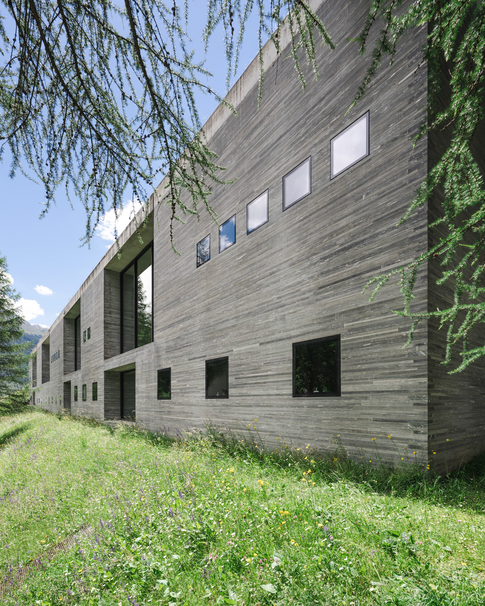 Therme Vals in summer
