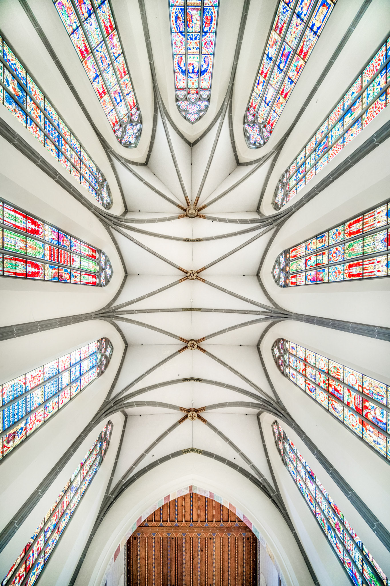 Kloster Königsfelden - windows and ceiling