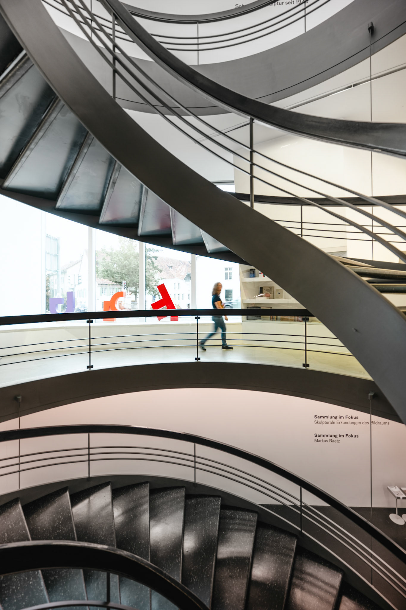 Aargauer Kunsthaus - street level with floor to ceiling windows