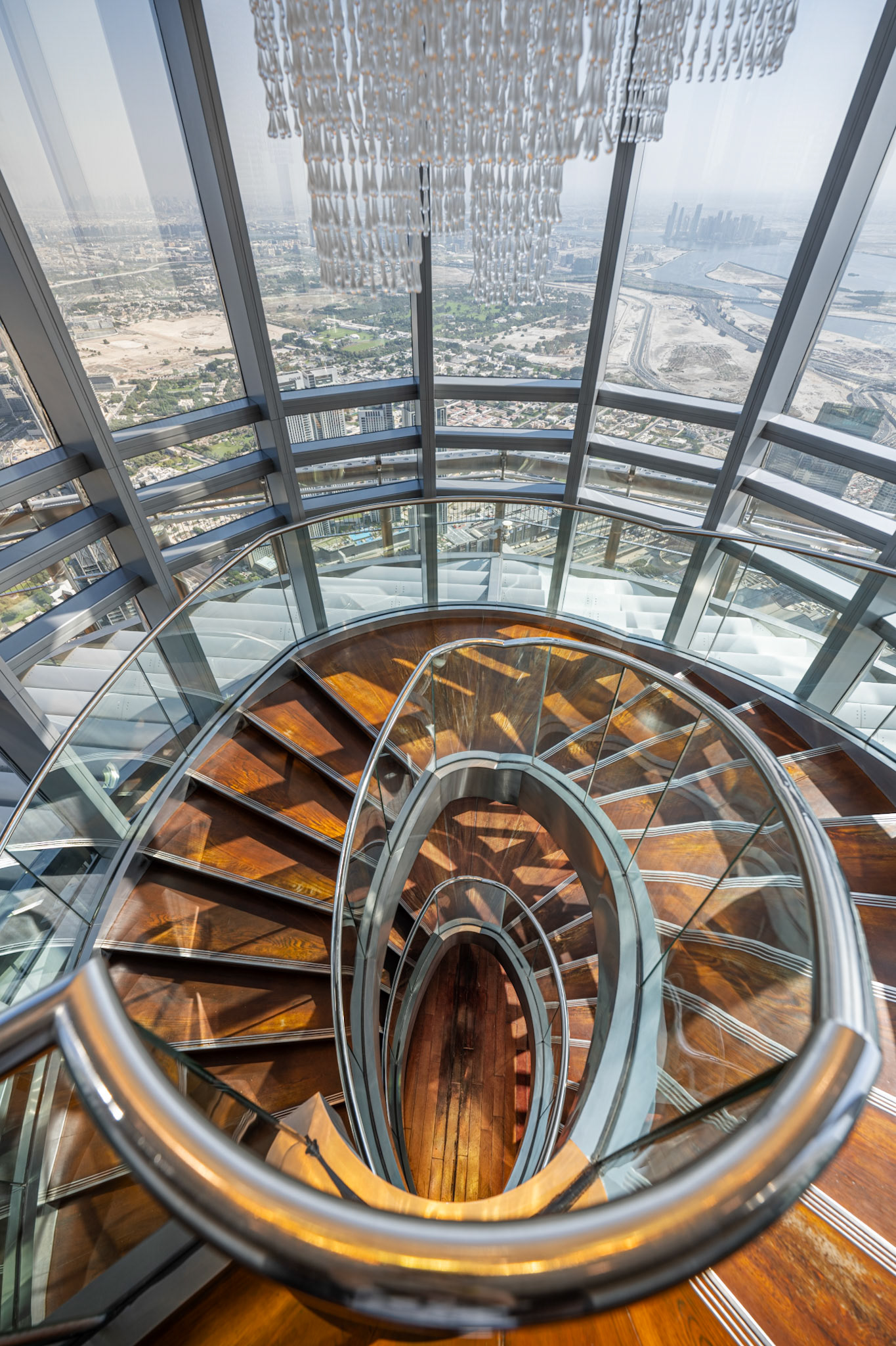 views from the staircase